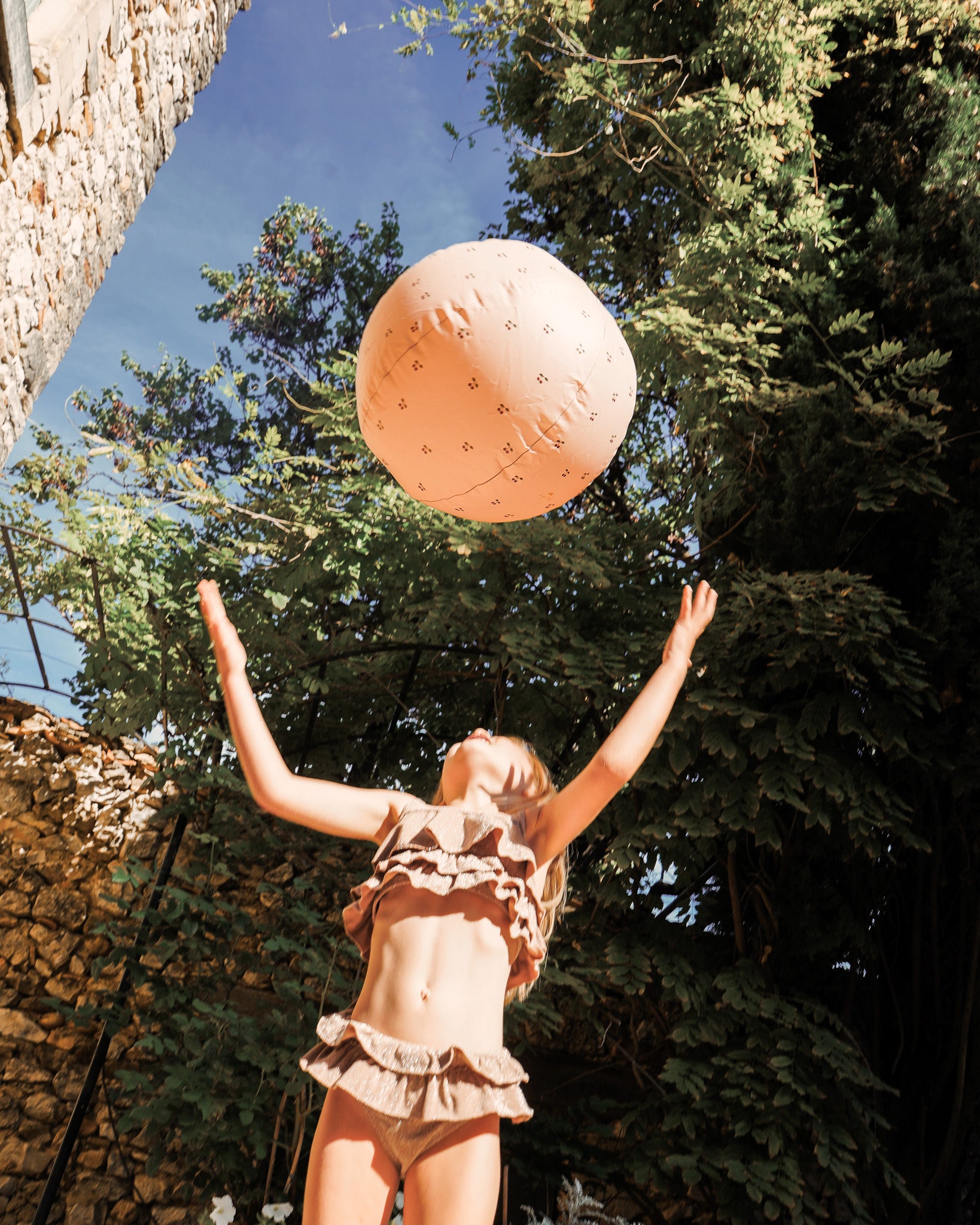 Inflatable Beach Ball - Cherry Blush