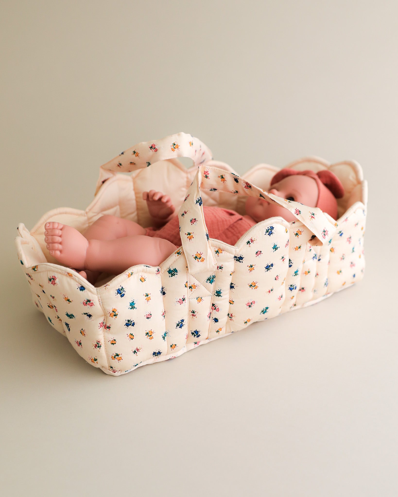 Dolls, baby doll accessories, doll basket, doll carrier, minikane dolls