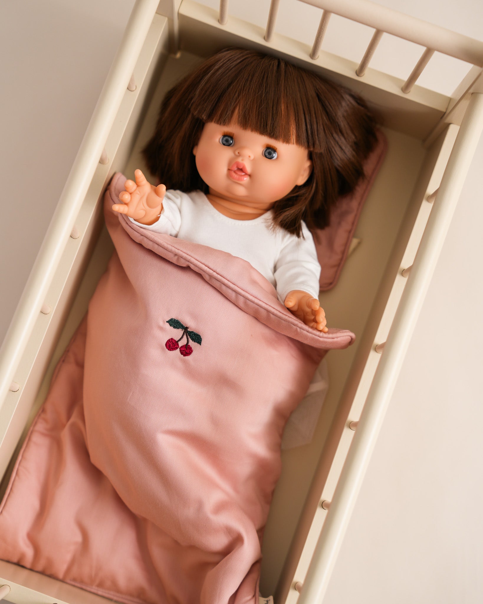 Doll Bedding Set - Mahogany Rose