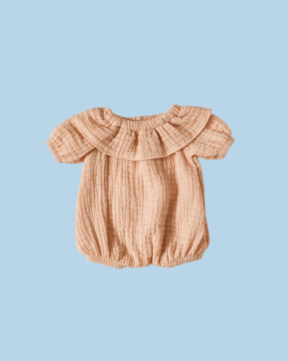 Muslin doll clothes with breathable fabric