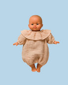 Peter Pan collar doll clothes with button closure