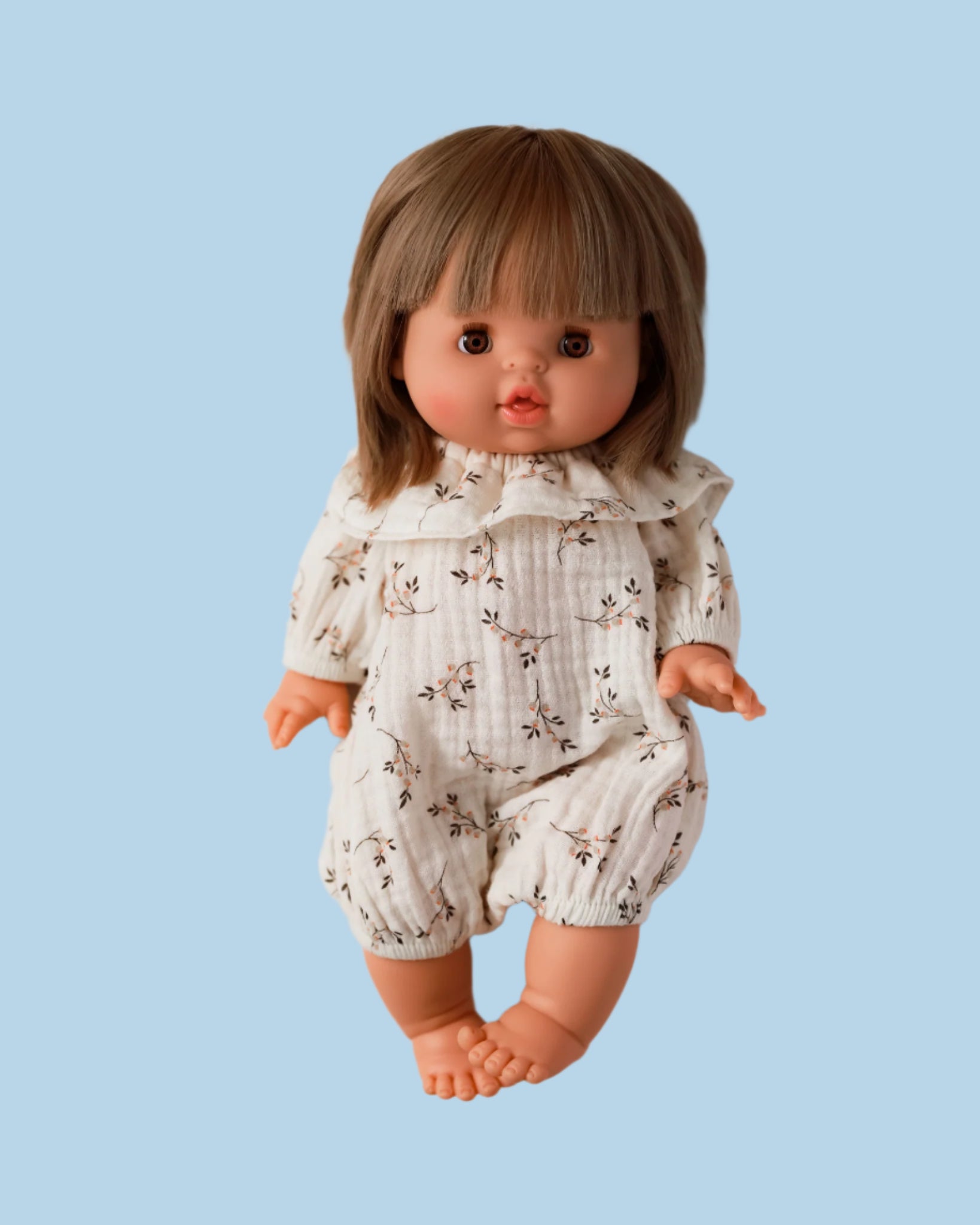 Minimalist doll clothes with clean lines