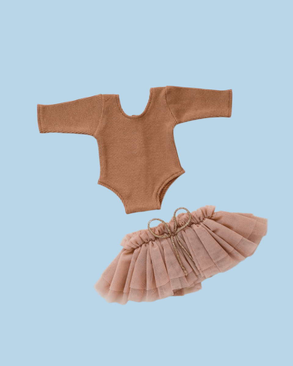 Western-inspired baby doll outfit with fringe details