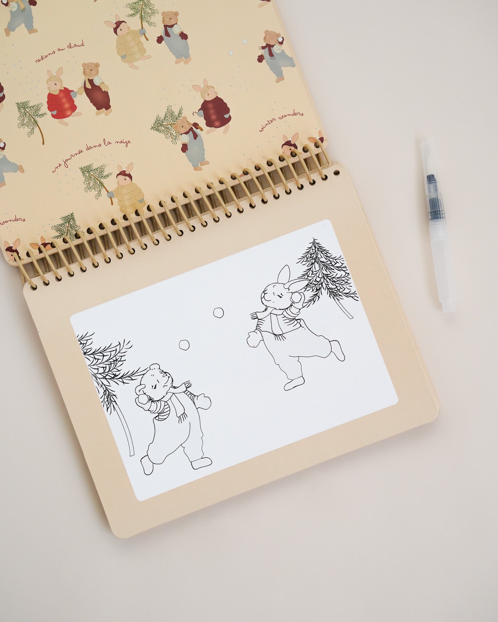 Water Coloring Book, Magic Coloring Book, Water Color