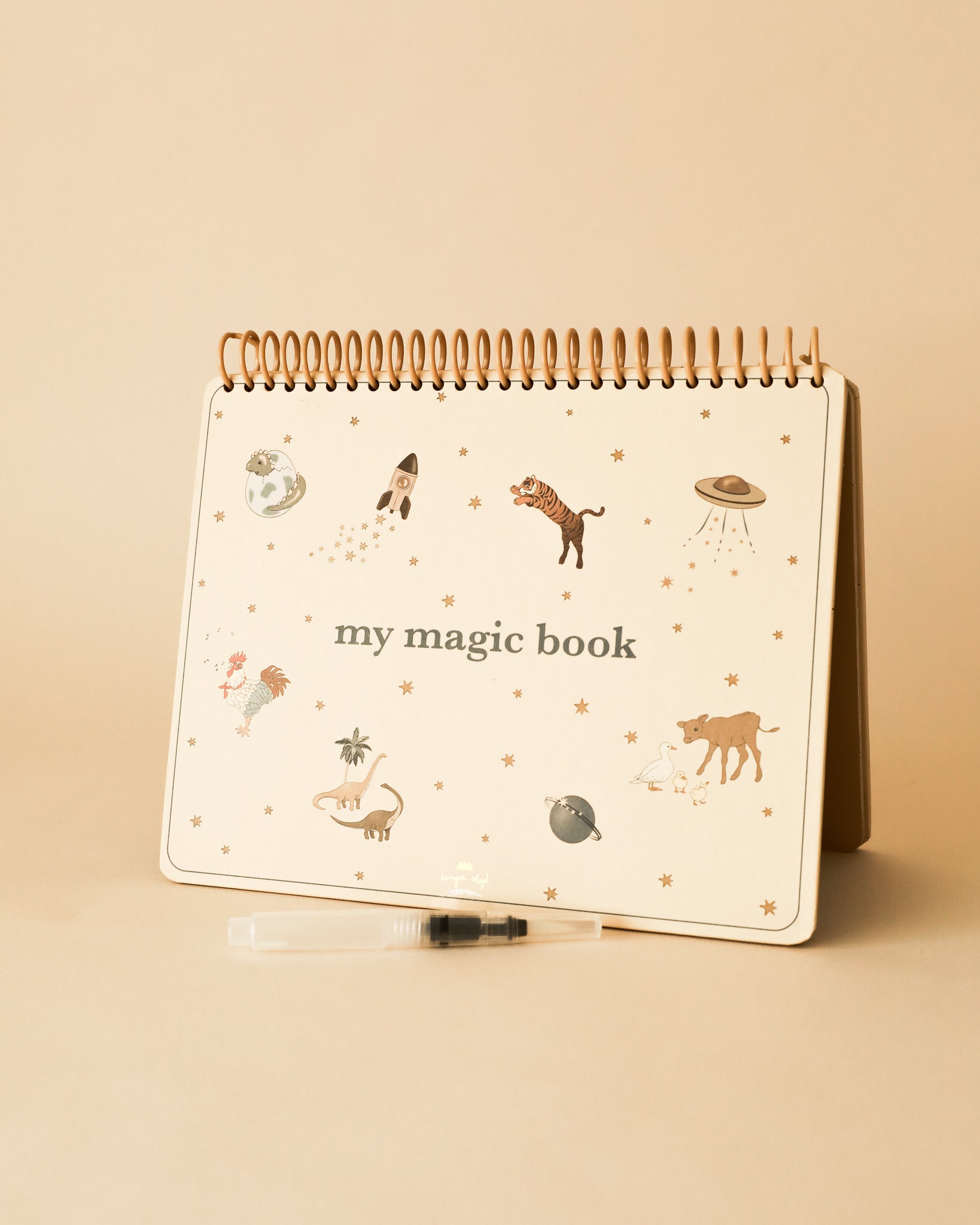 Magic Water Coloring Book - Dinos & Rockets