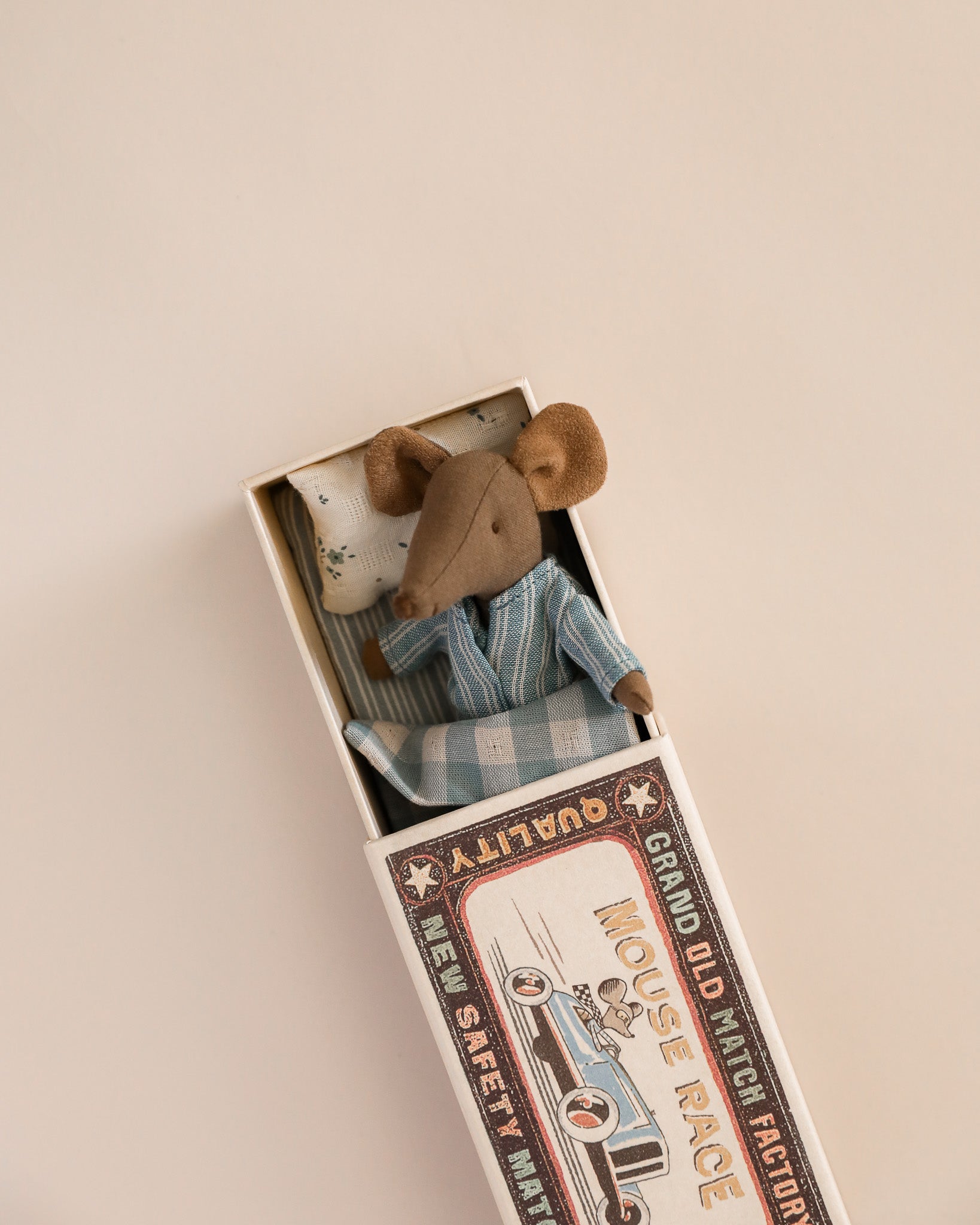 Maileg Big Brother Mouse in Matchbox