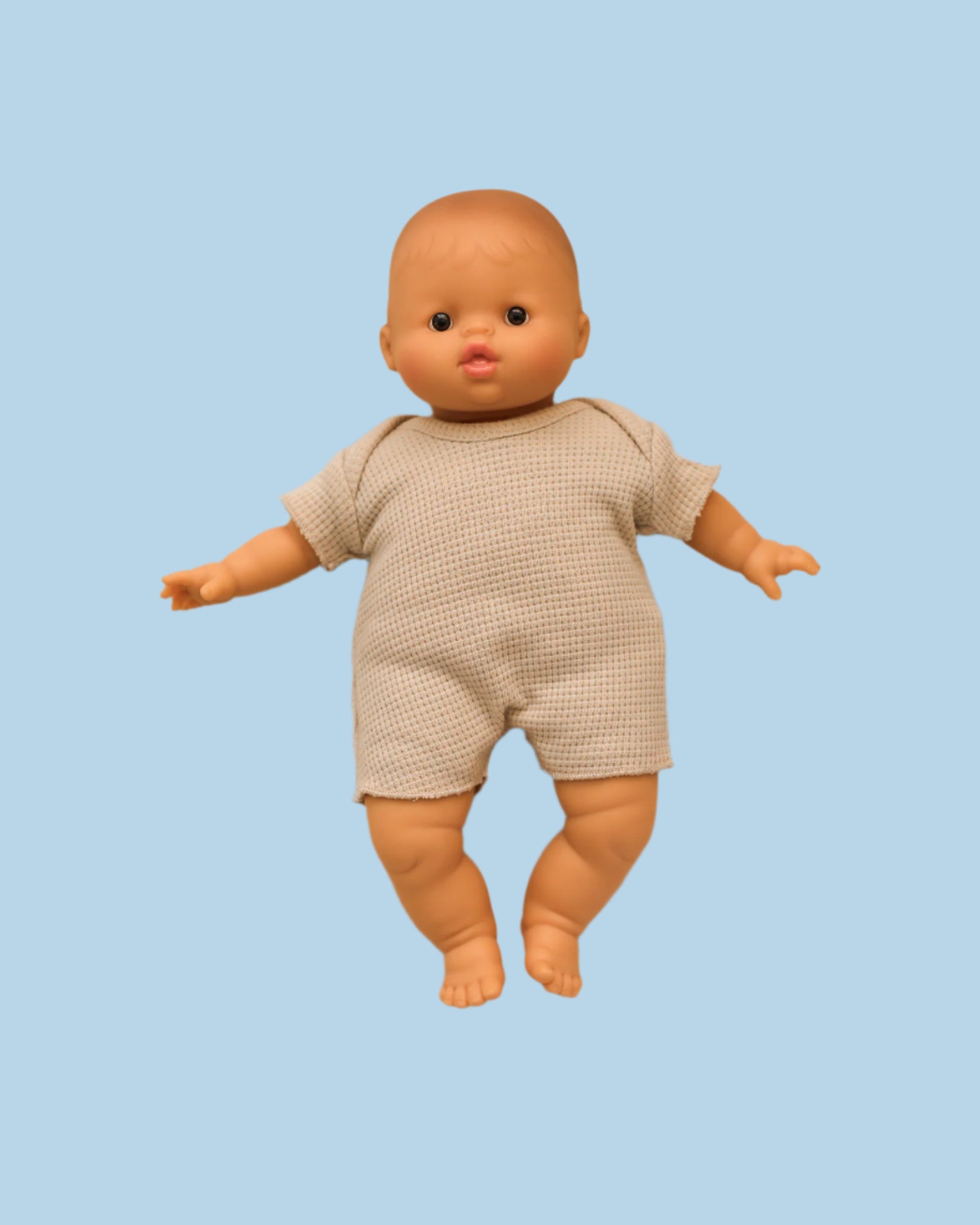 Organic cotton baby doll clothes with soft texture