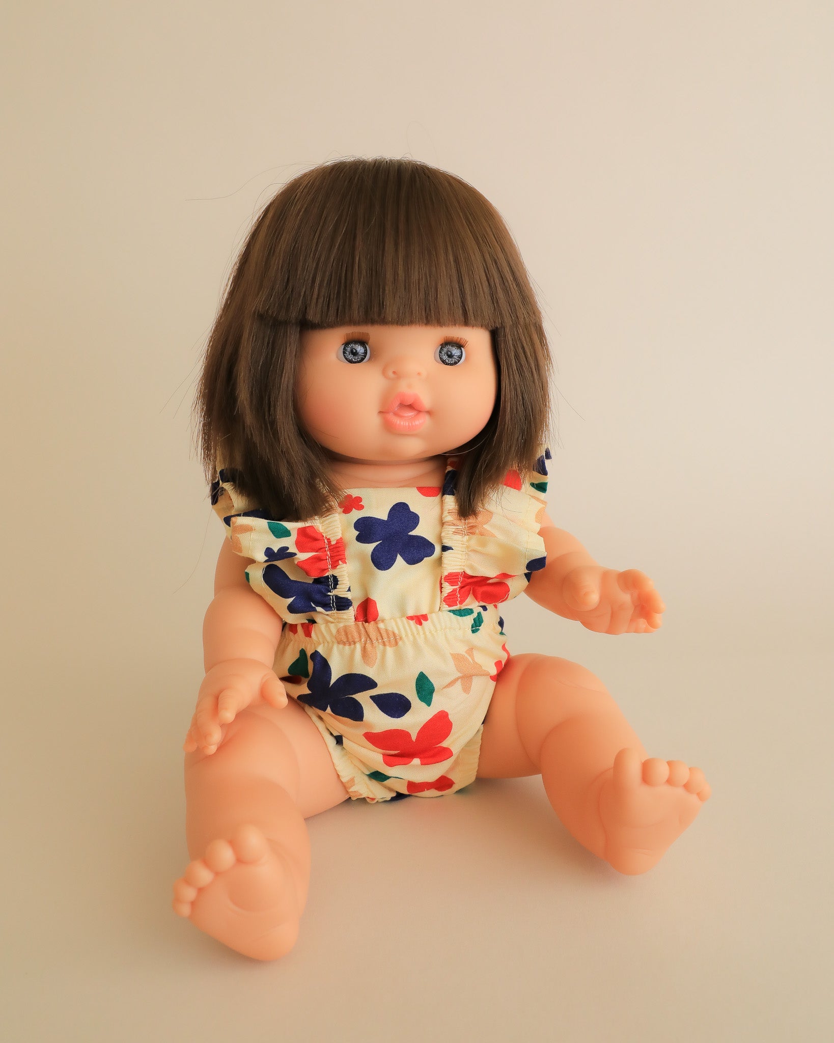 Minikane Doll Clothes | Doll Muslin Romper - Mona