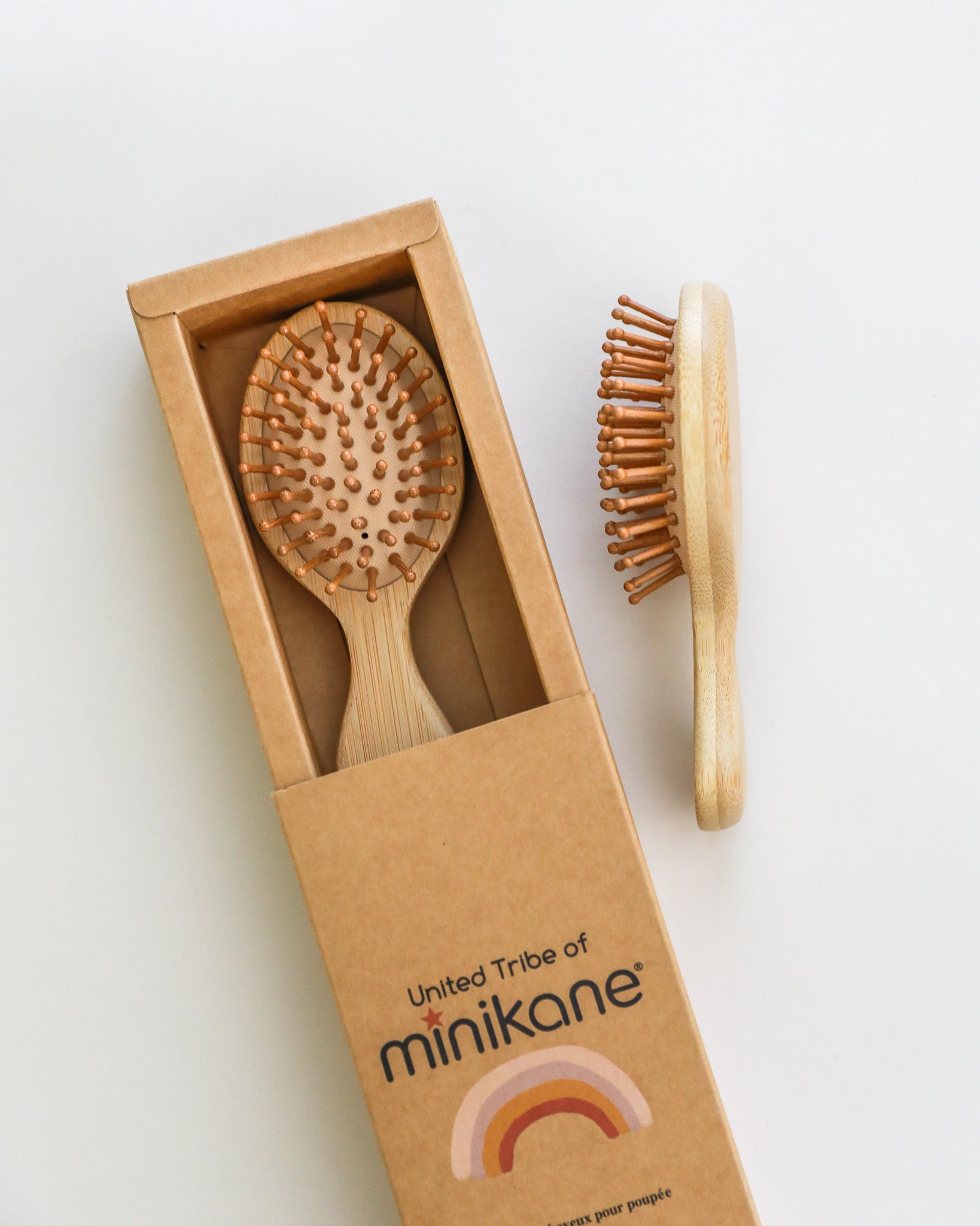 Minikane Doll Accessories | Wooden Doll Hairbrush