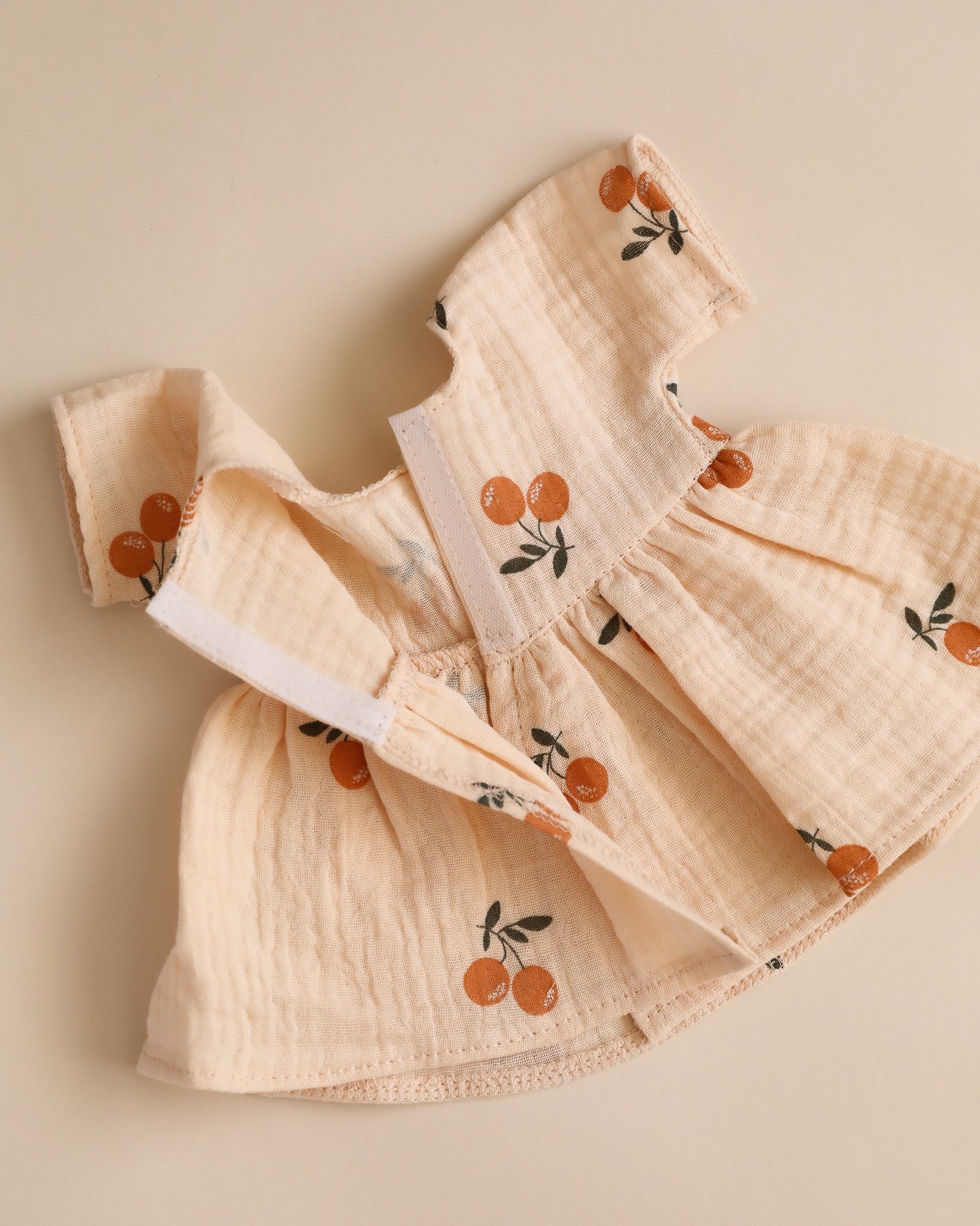 Minikane Doll Clothes | Doll Muslin Dress - Peaches