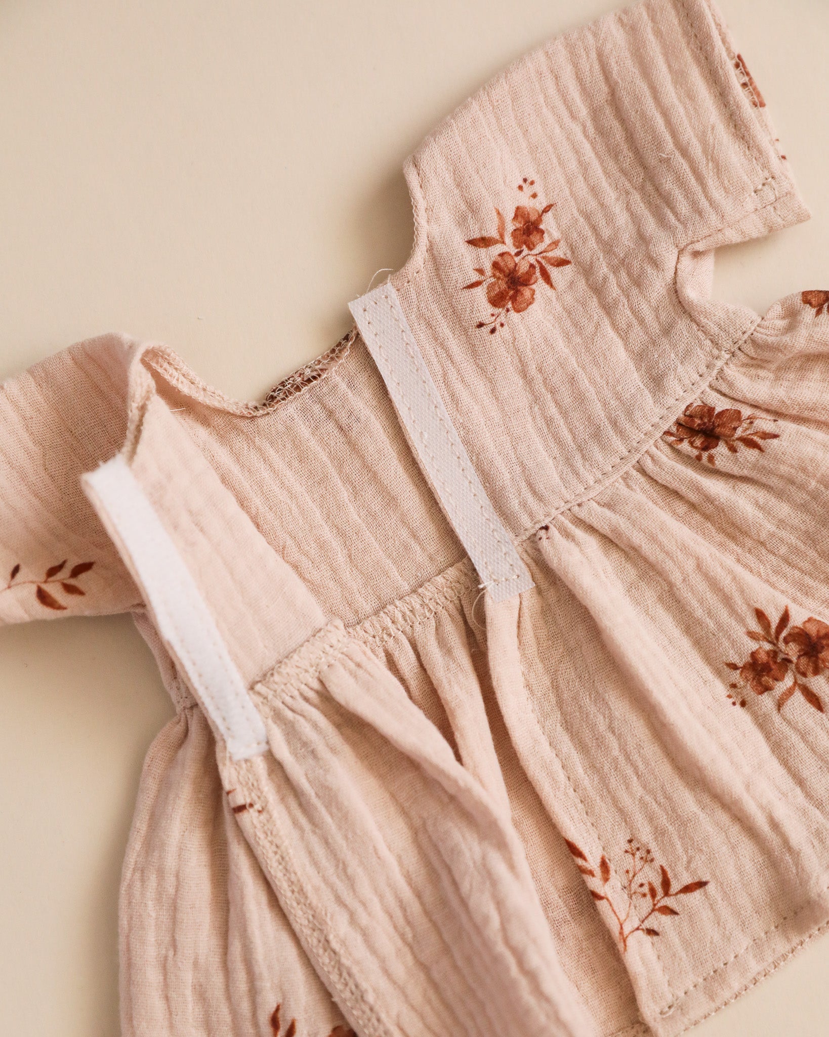Minikane Doll Clothes | Doll Muslin Dress - Retro Flowers