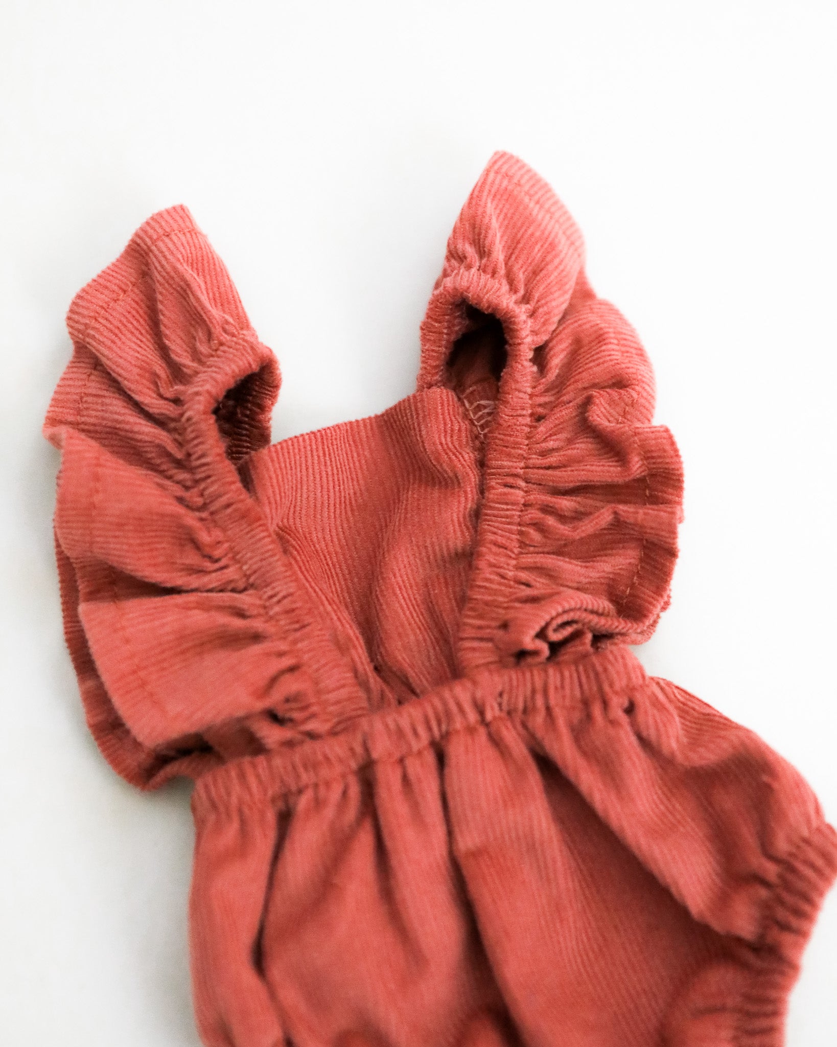 Minikane Doll Clothes | Doll Retro Romper - Marsala