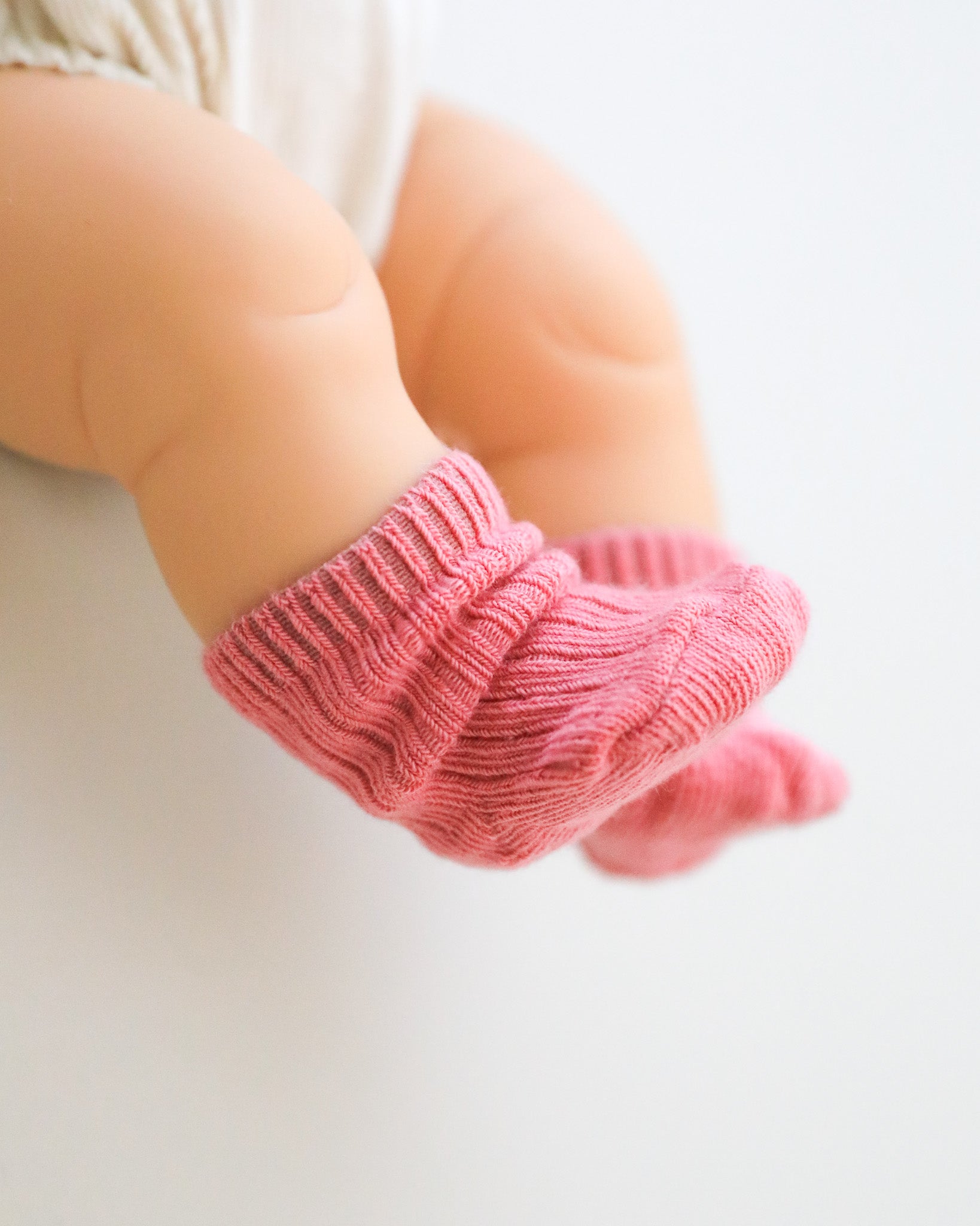 Minikane Doll Clothes | Doll Socks - Rose