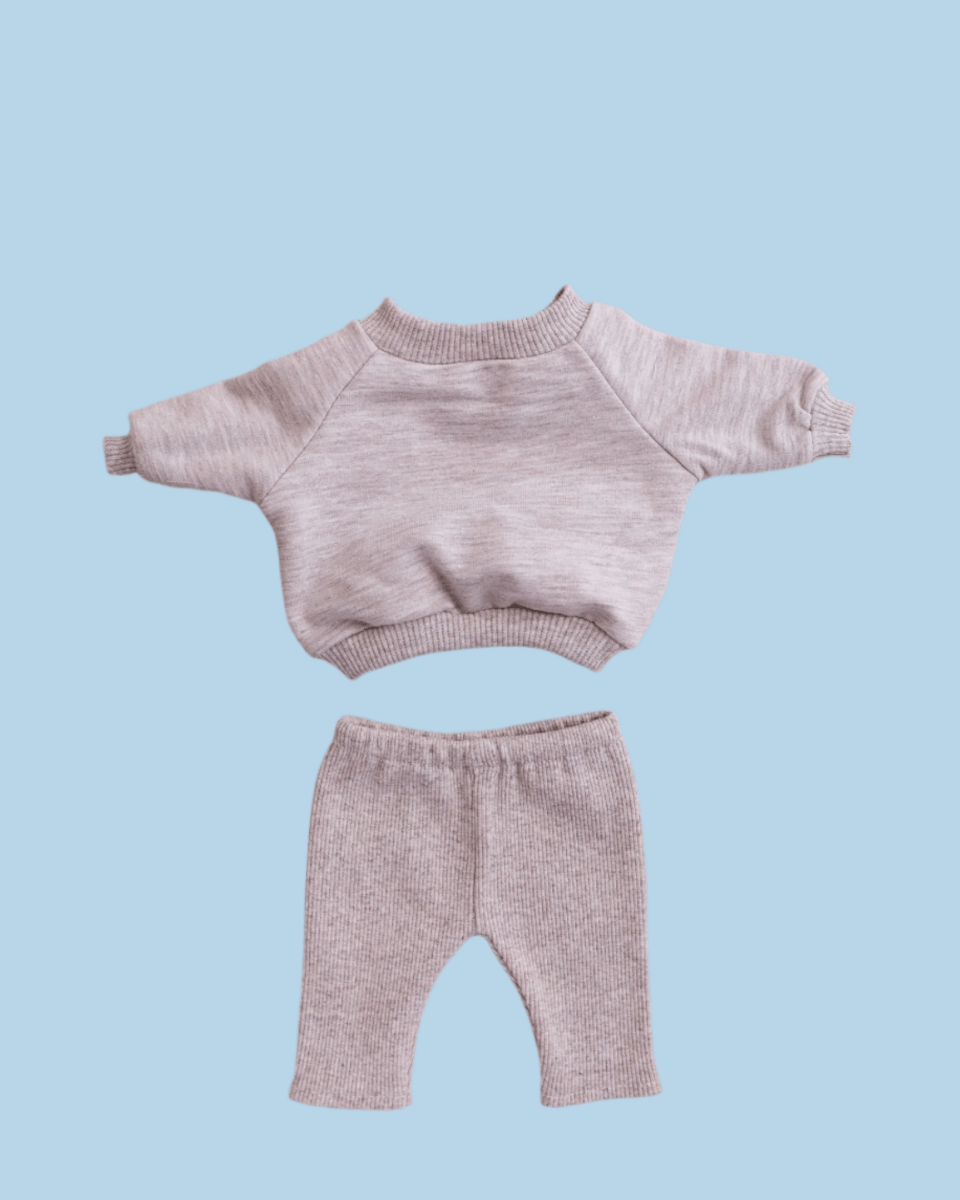 Baby doll wardrobe with careful attention to detail