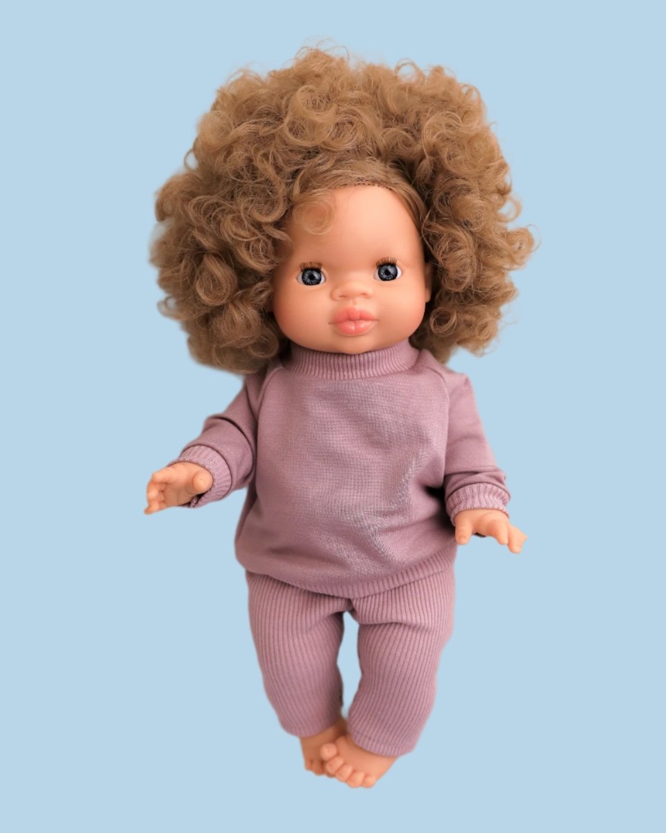Baby doll outfits with coordinated accessories