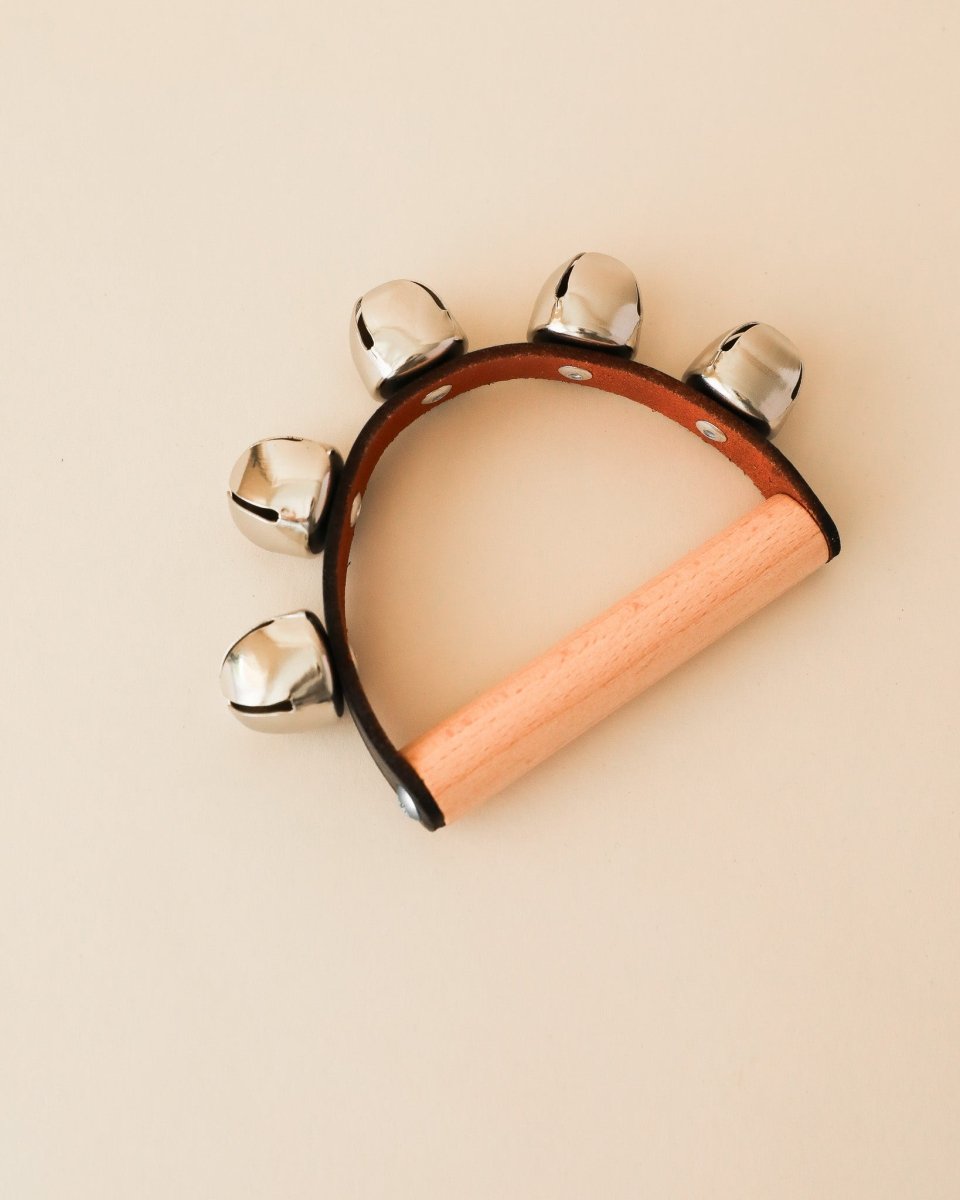 Montessori Wooden Hand Bell Musical Toy