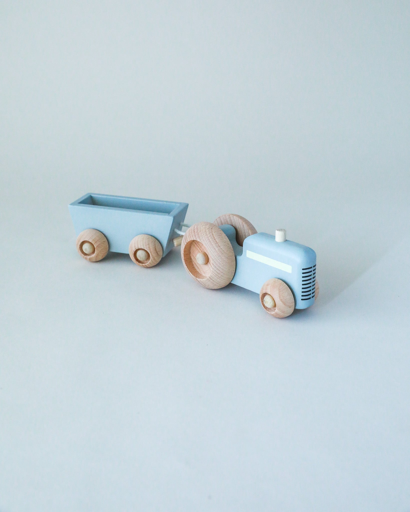 Wooden Rolling Toy Tractor