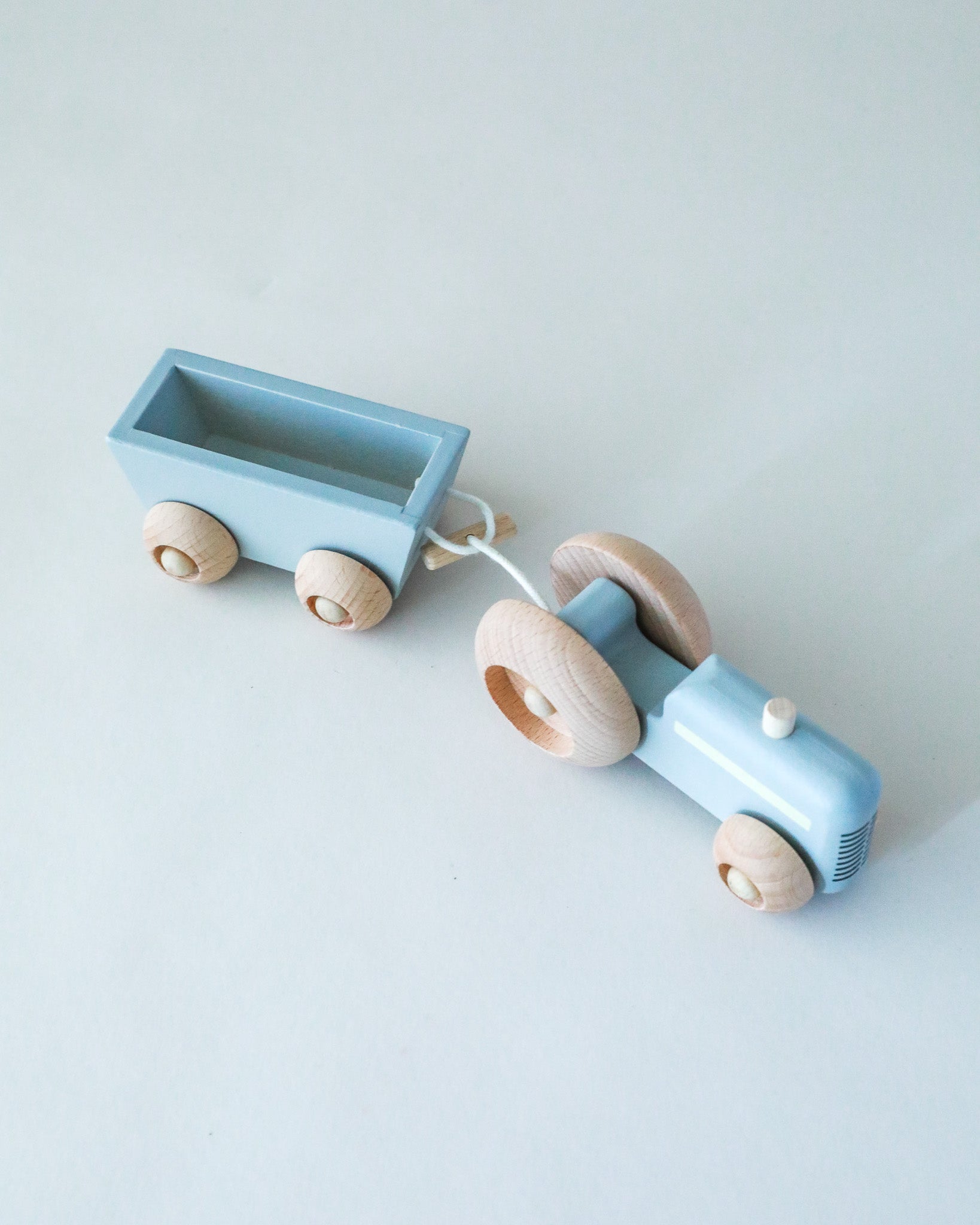 Wooden Rolling Toy Tractor