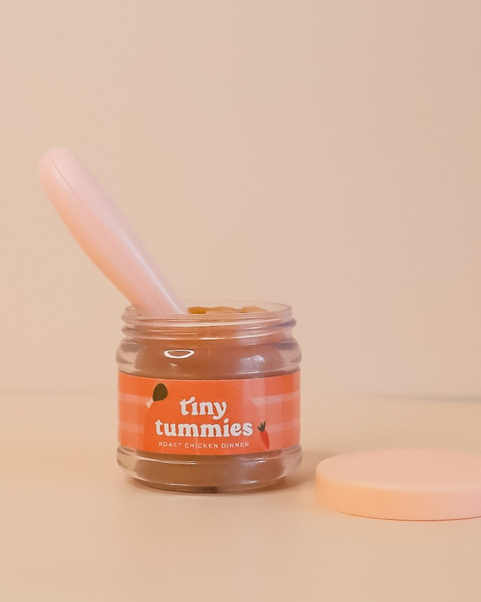 Creative role play toys with Tiny Harlow roast chicken doll food set