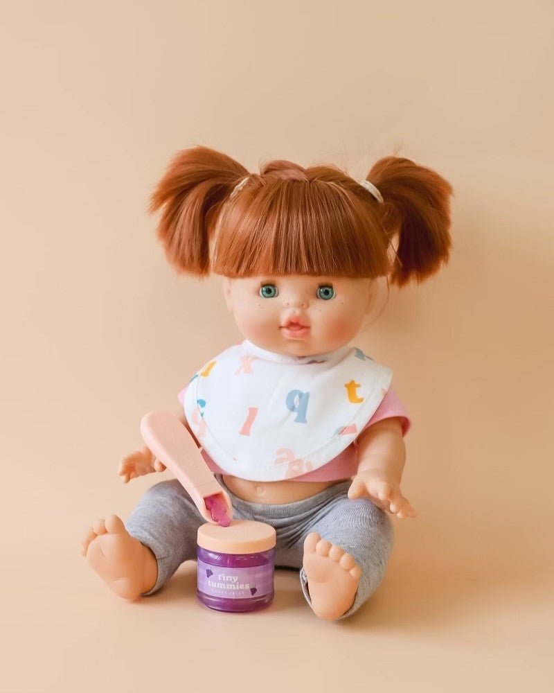 Tiny Harlow grape jelly flavor doll food encouraging creative role play toys exploration