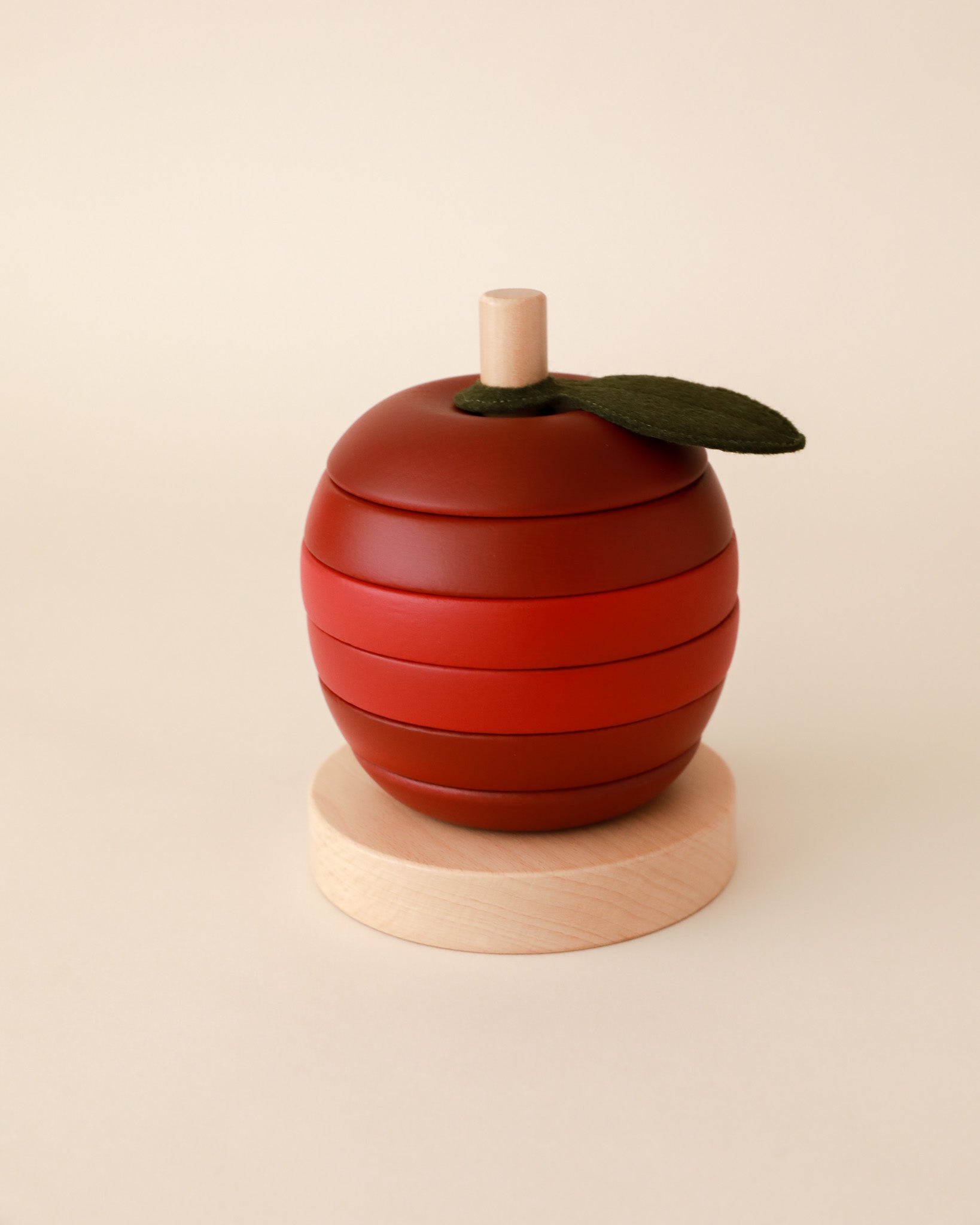 Wooden Apple Stacking Toy