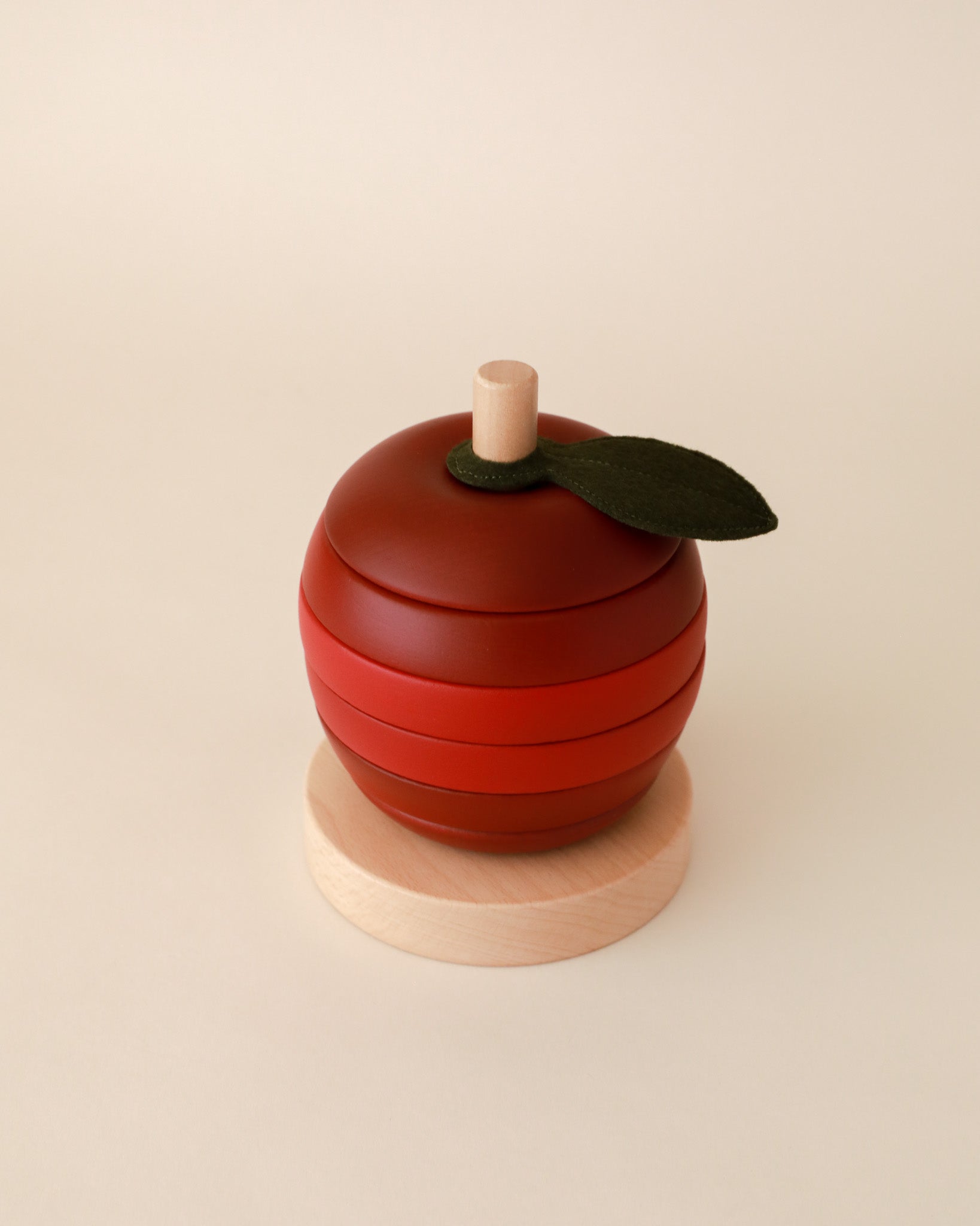 Wooden Apple Stacking Toy