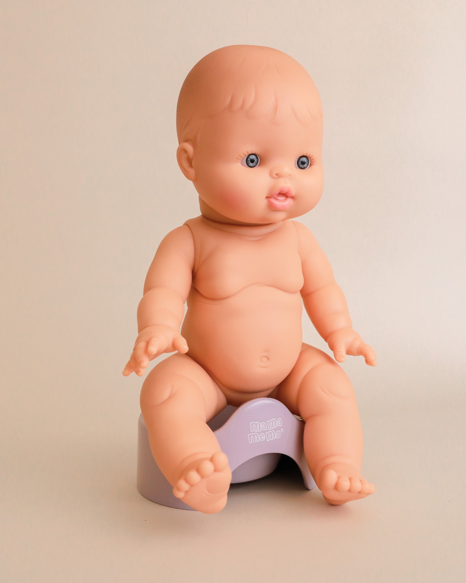 Wooden Doll Potty - Lilac