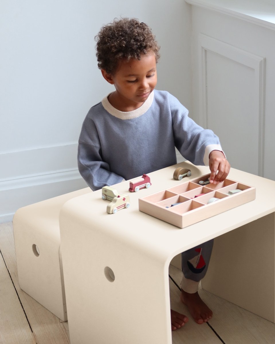 Wooden Mini Car Play Set (Pack of 9)