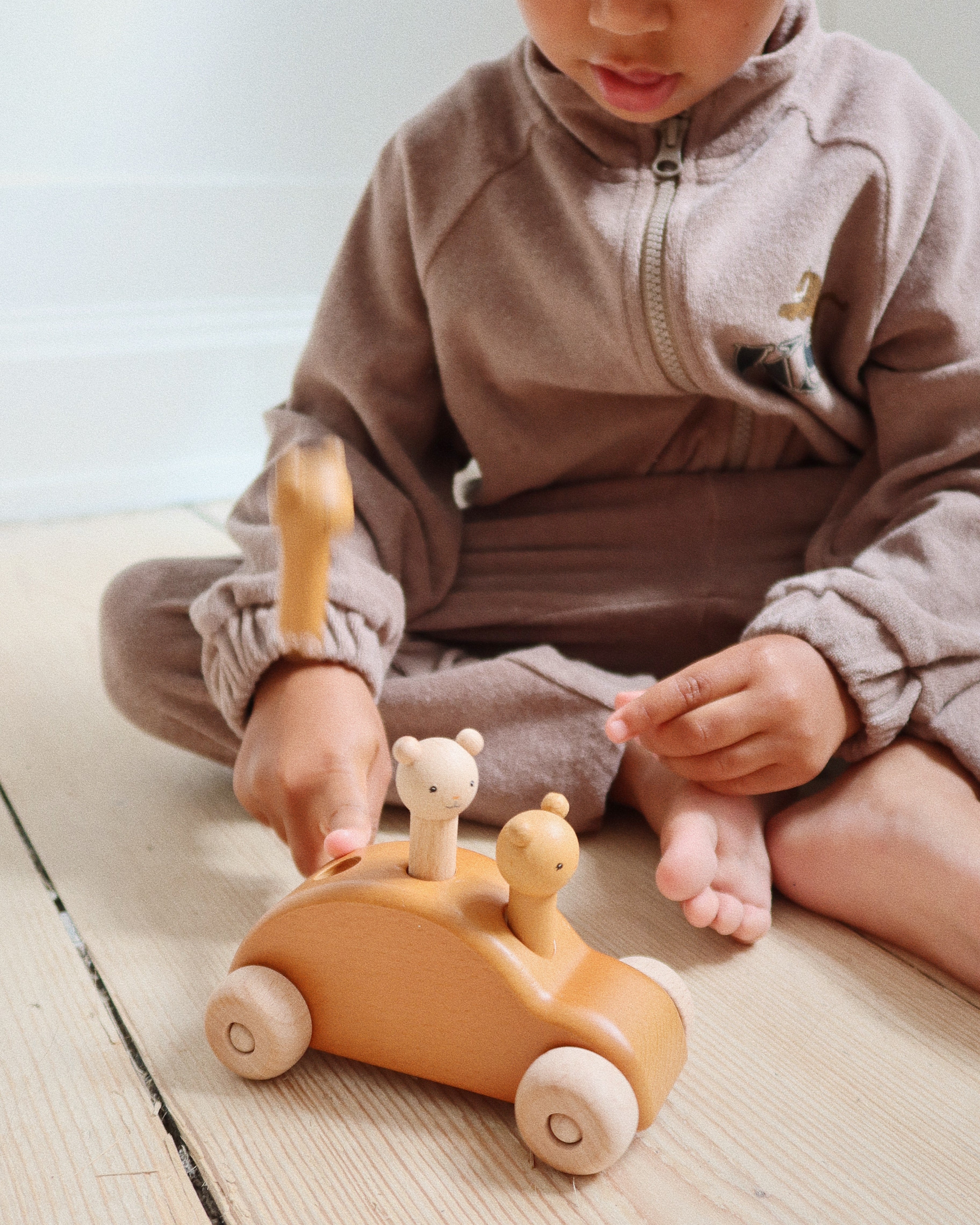Wooden Pop-Up Car