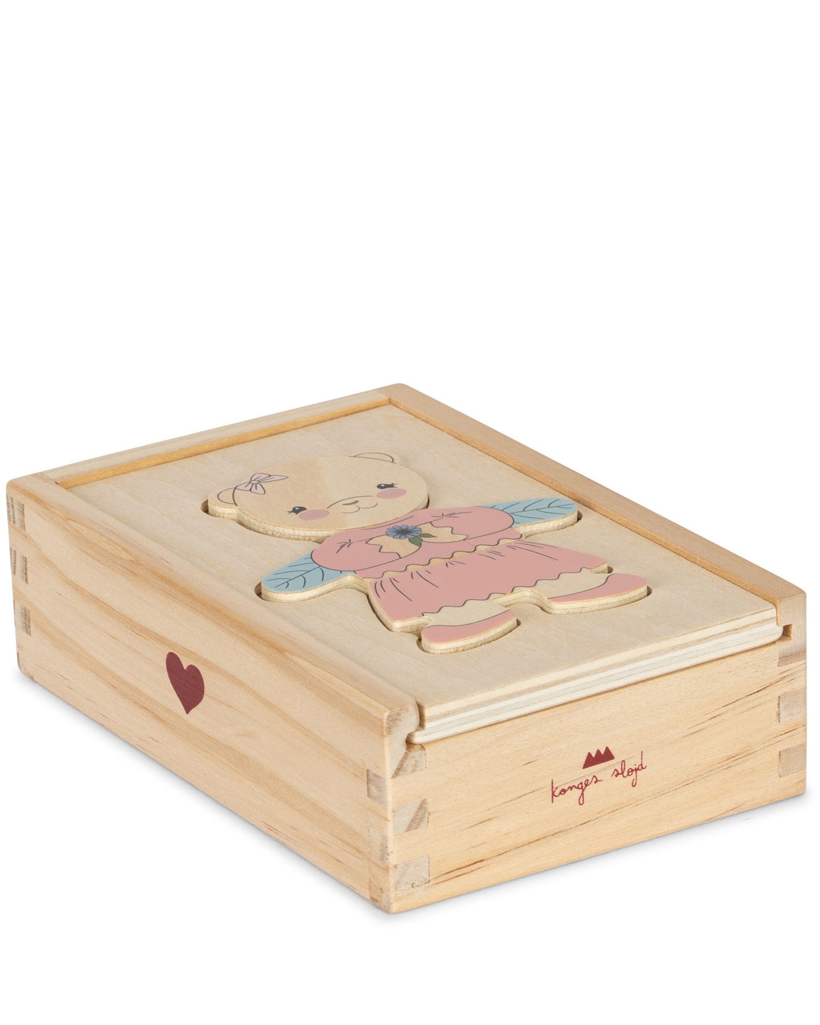 Wooden Teddy Dress-up Puzzle