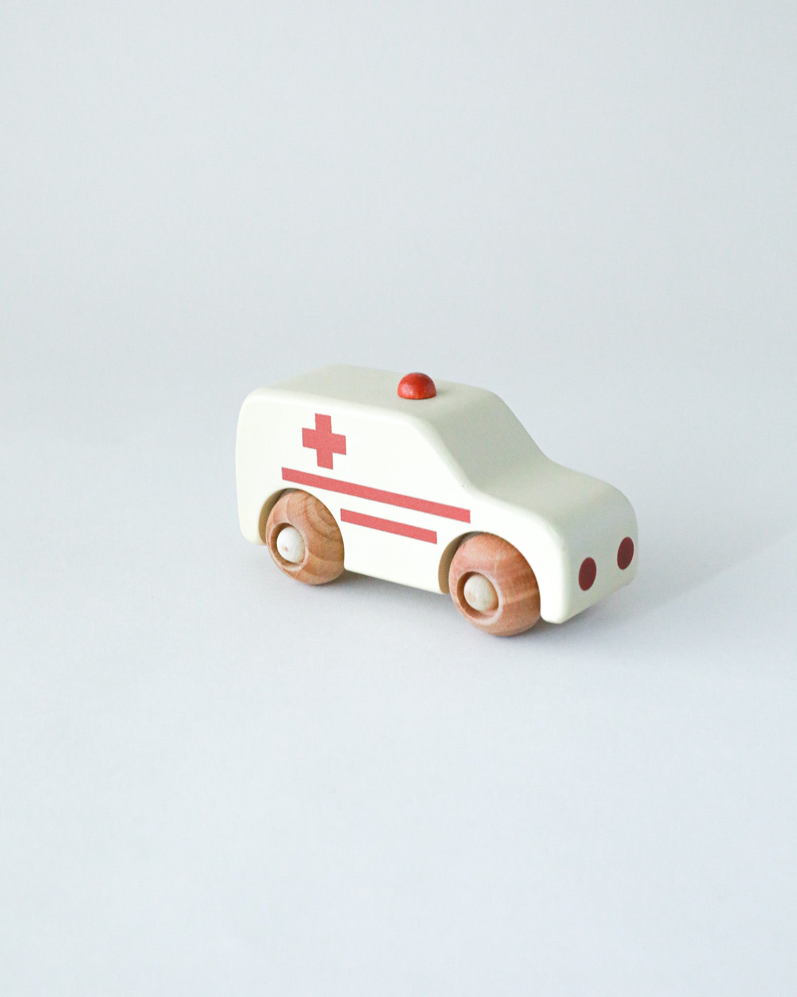 Wooden Toy Ambulance