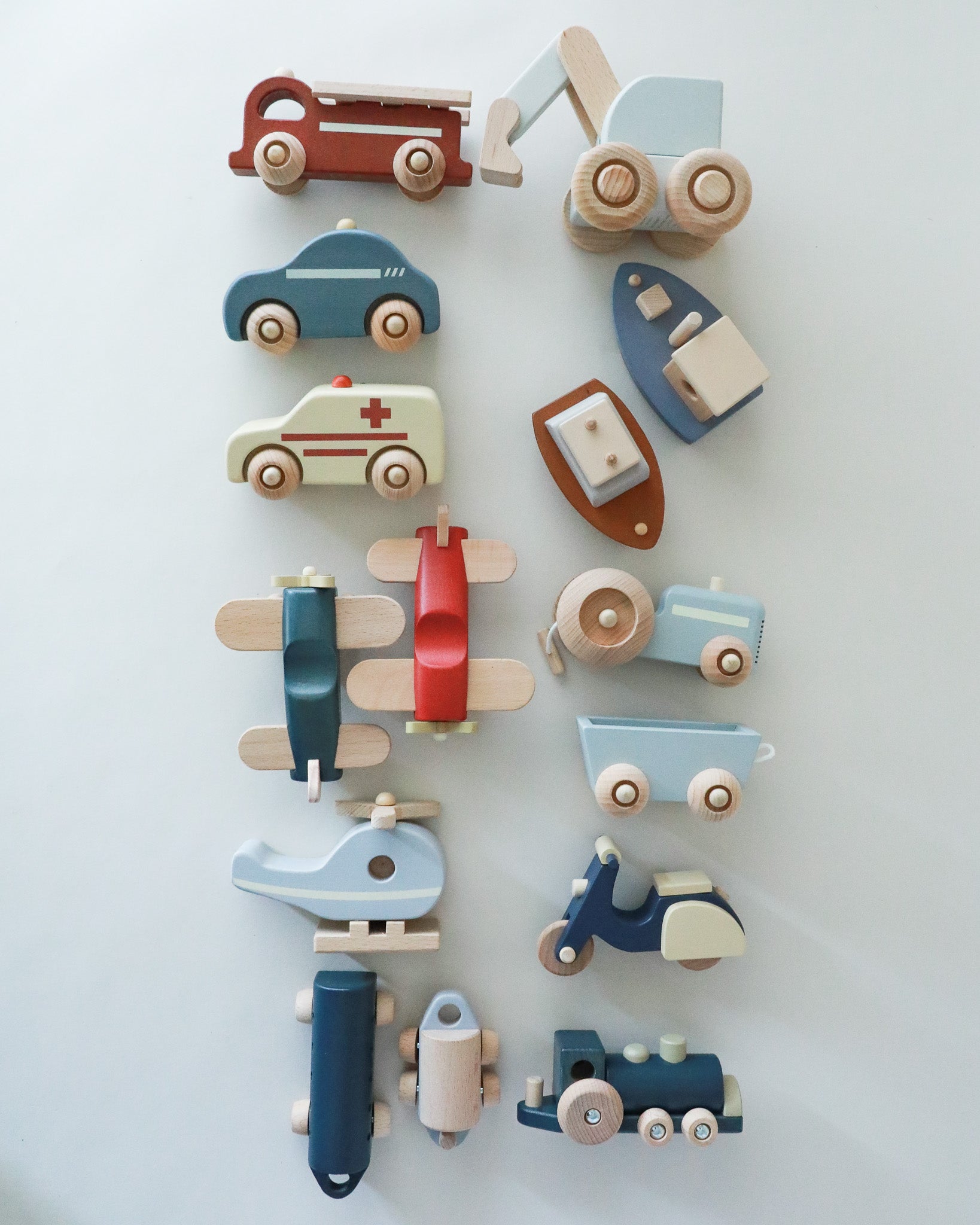 Wooden Toy Ambulance