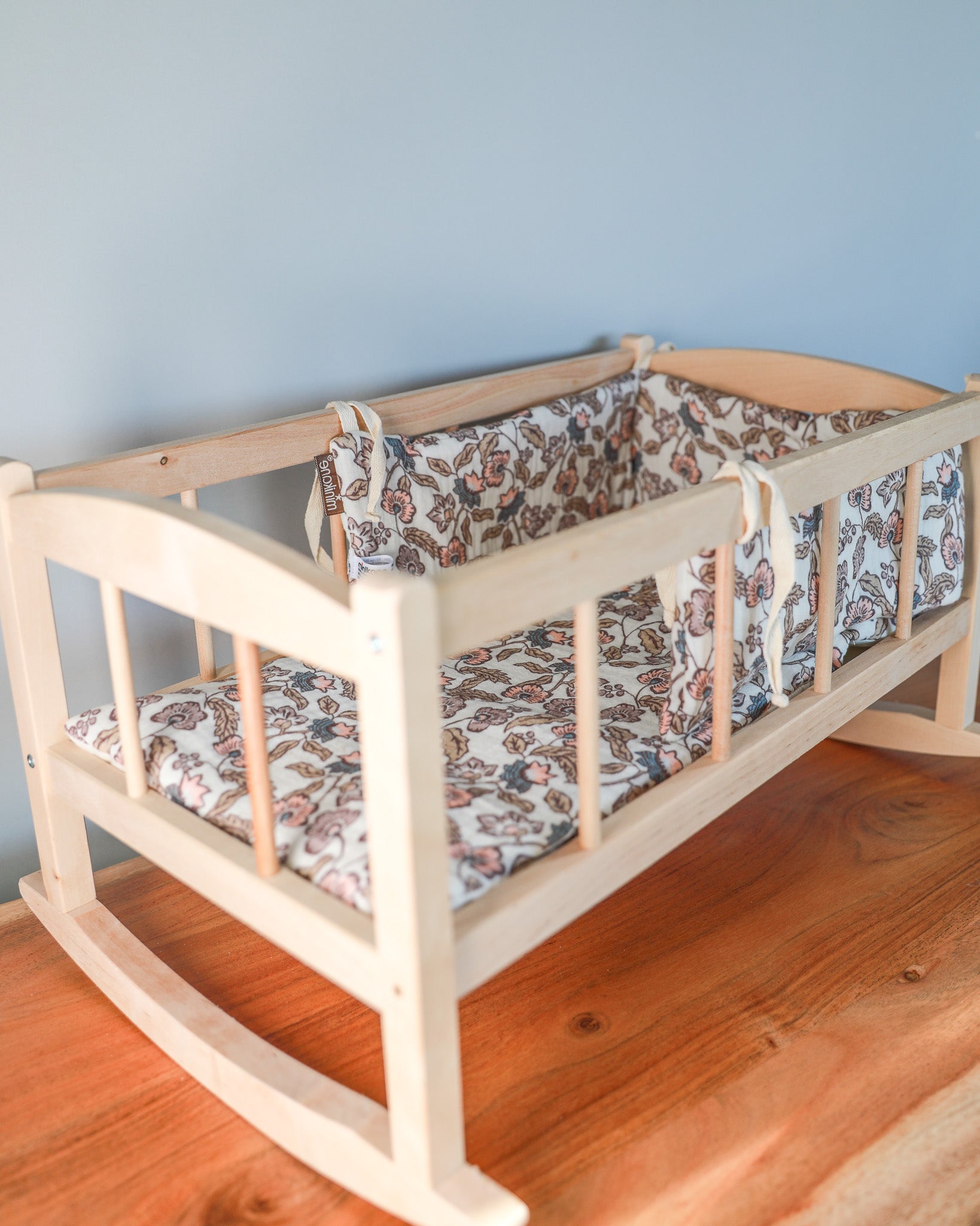 Minikane Doll Furniture | Doll Cradle Bed - Floral