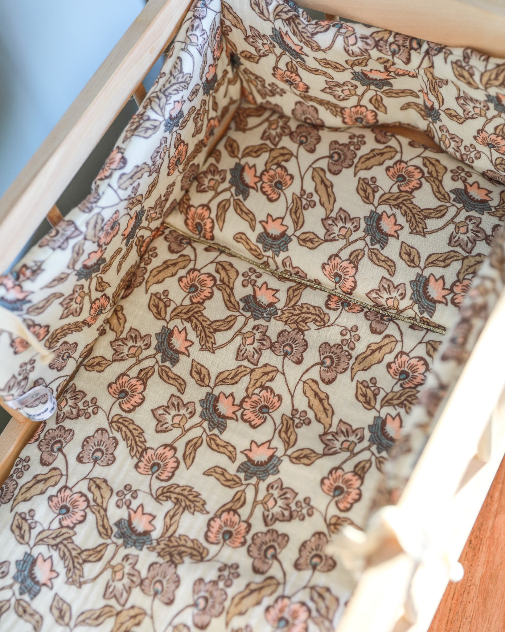 Minikane Doll Furniture | Doll Cradle Bed - Floral