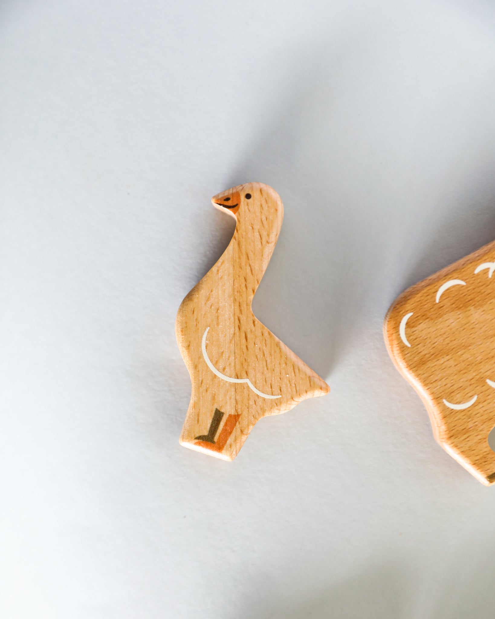 Wooden Farm Animal Figures - Set of 14