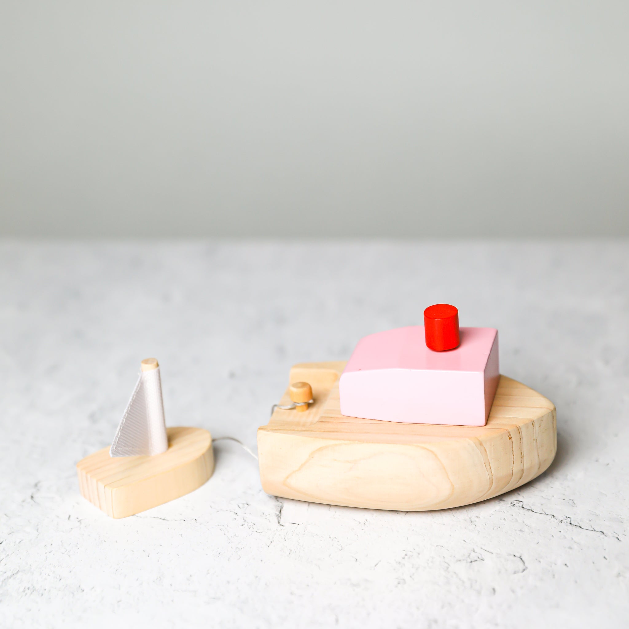 Wooden Wind-up Bath Boat by Kiko+ & gg*