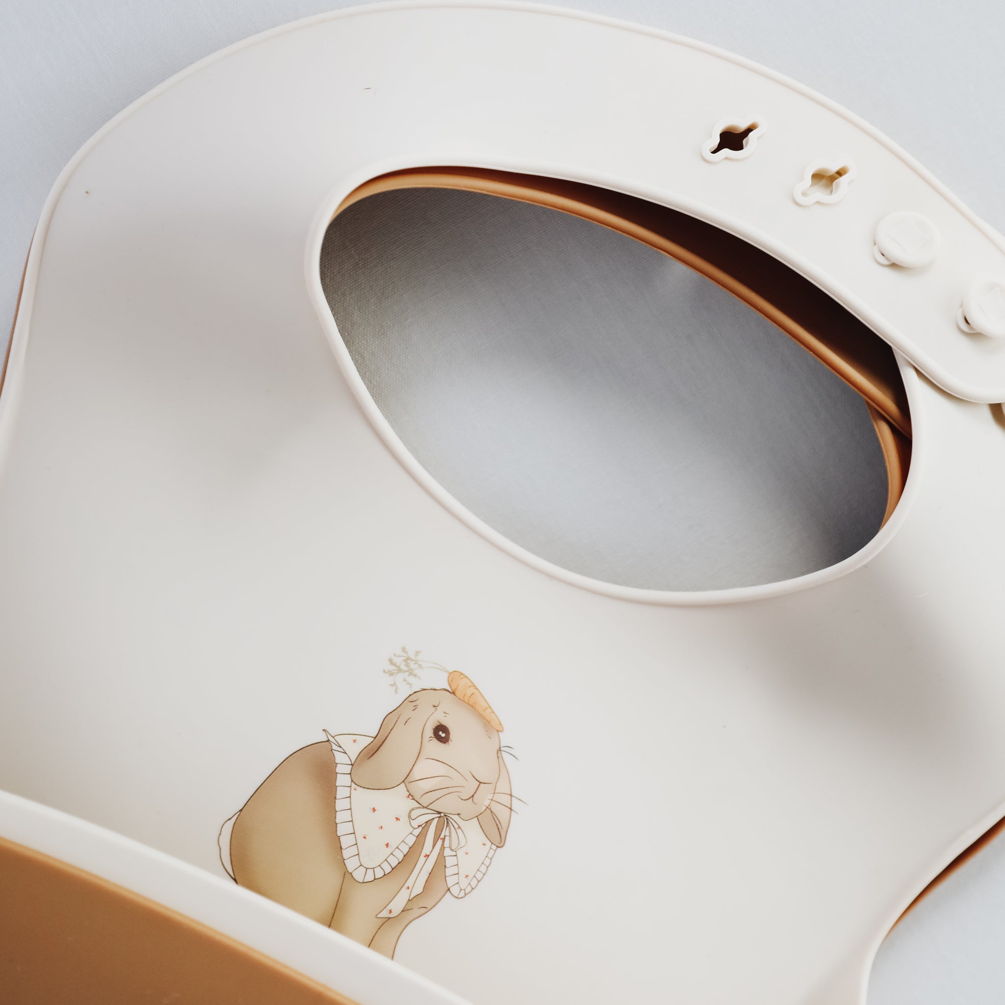 Silicone Bib (2 pack) - Bunny