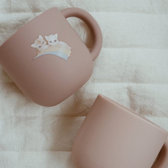 Silicone Cup Set (2 pack) - Kitty