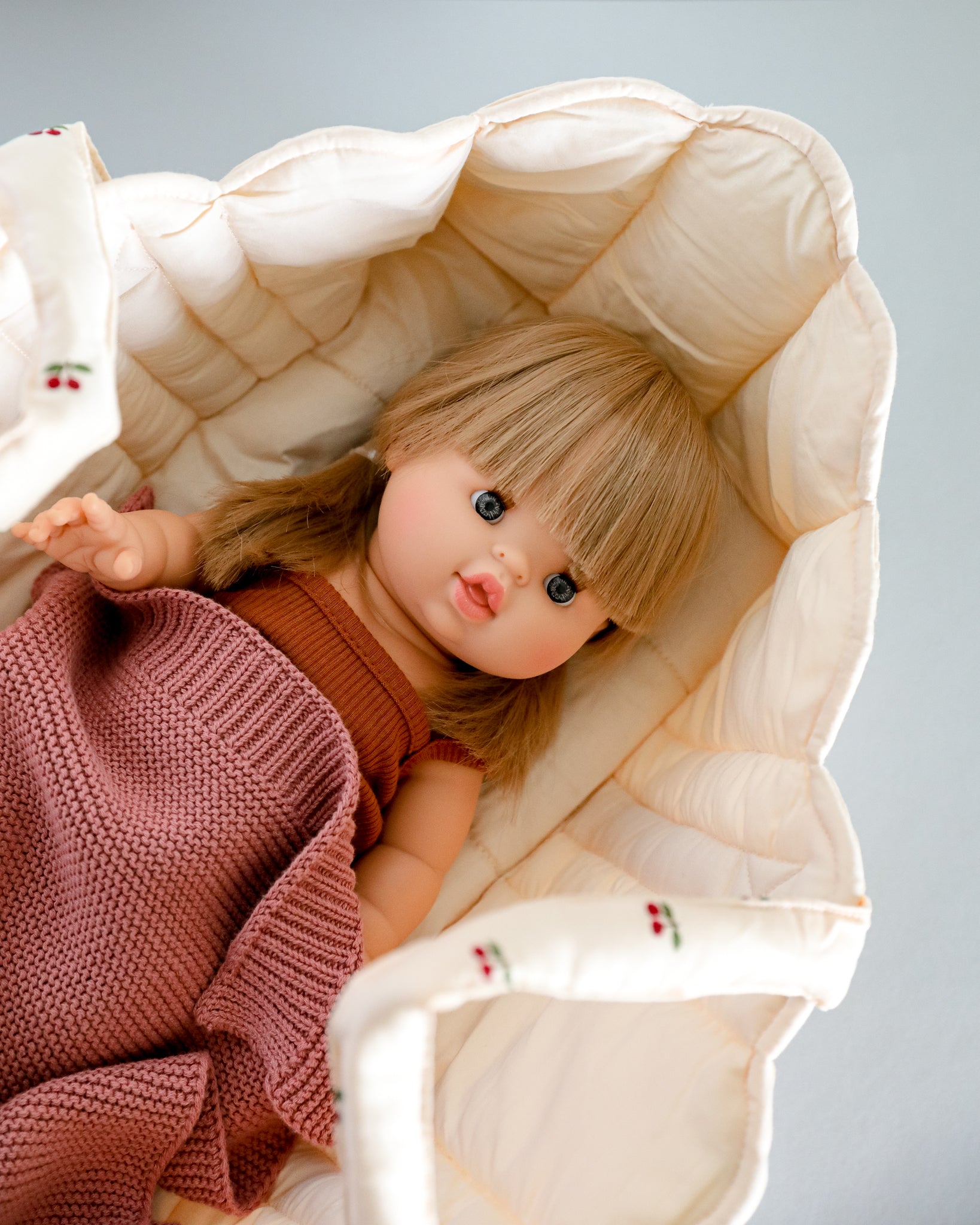Baby Doll Basket - Cherry