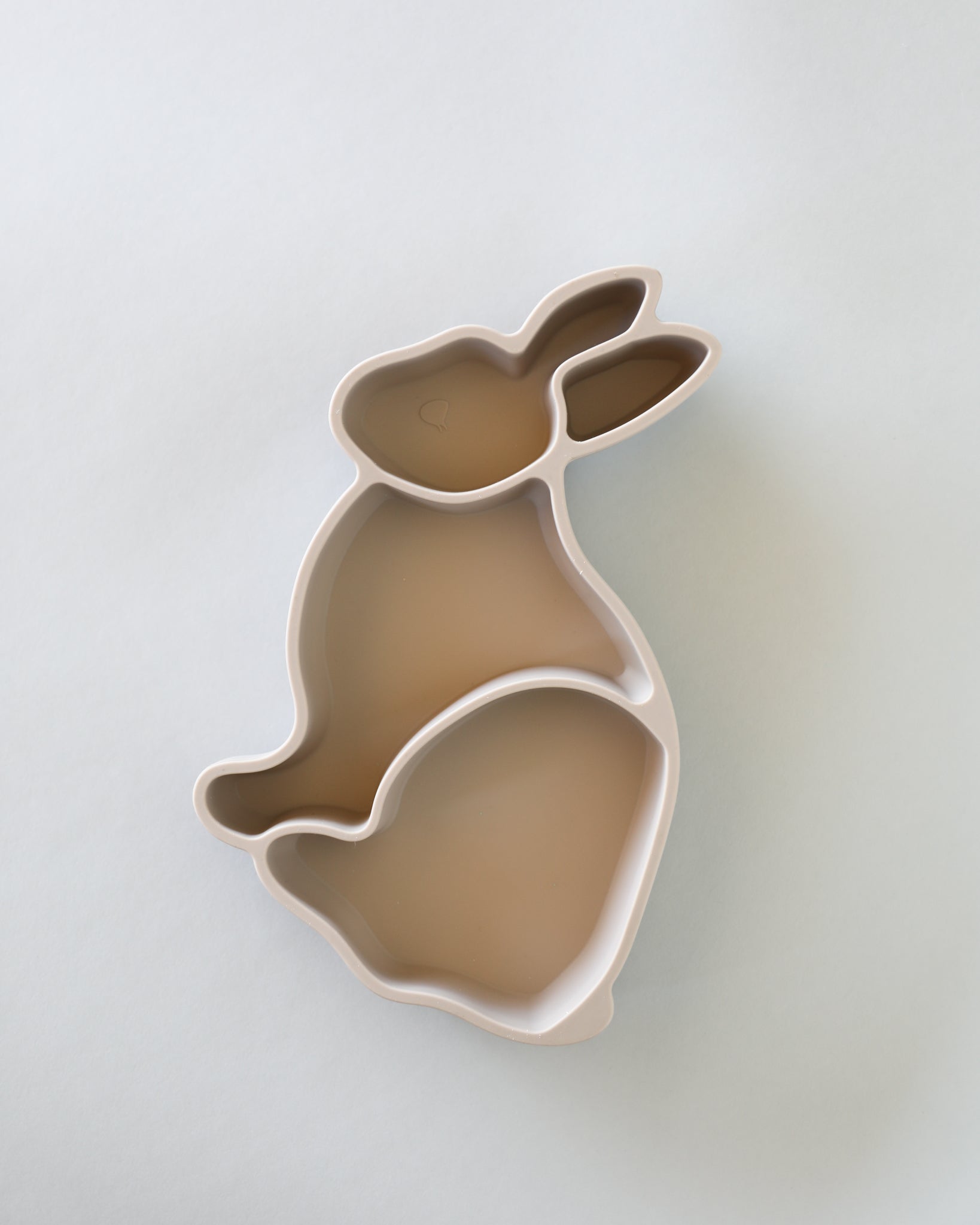 Bunny Silicone Bowl - Warm Grey