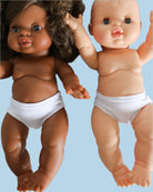 Baby doll outfits with coordinated accessories