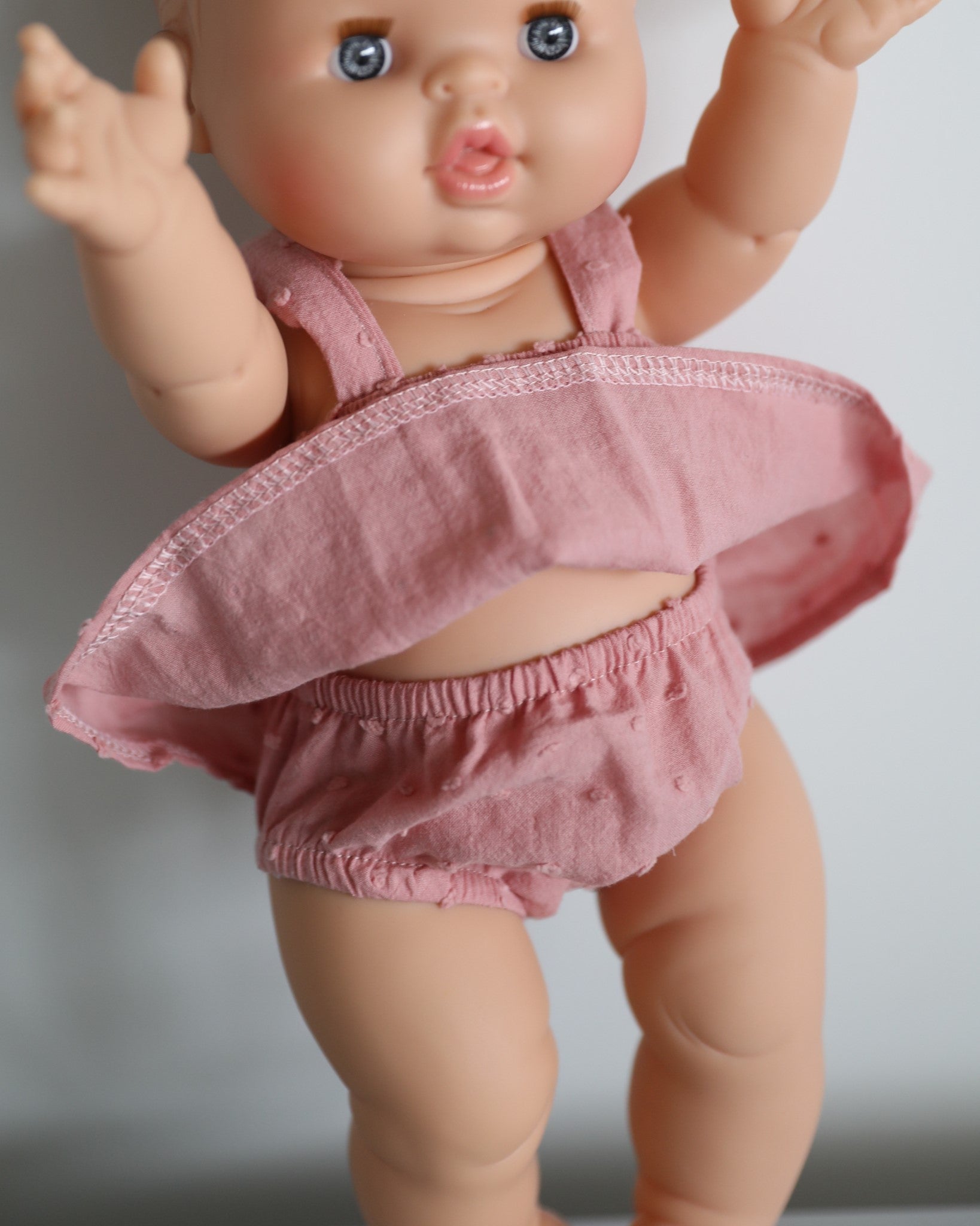 Minikane Doll Clothes | Baby Doll Bloomer and Tank Set (Rose)