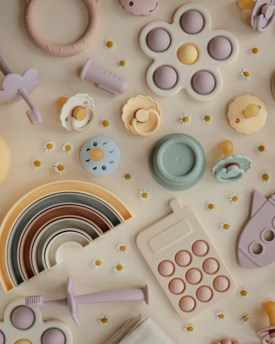 Mushie | Rainbow Stacking Toy