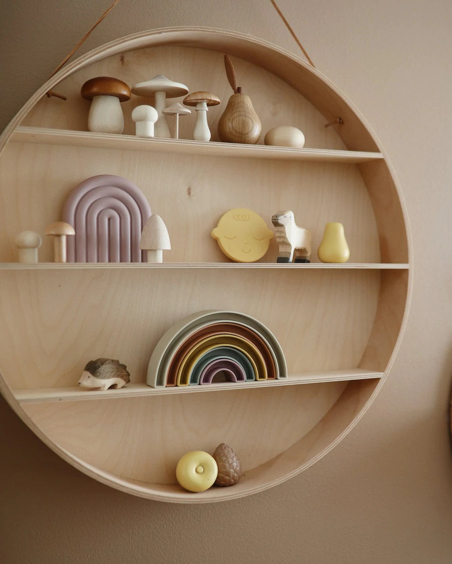 Mushie | Rainbow Stacking Toy