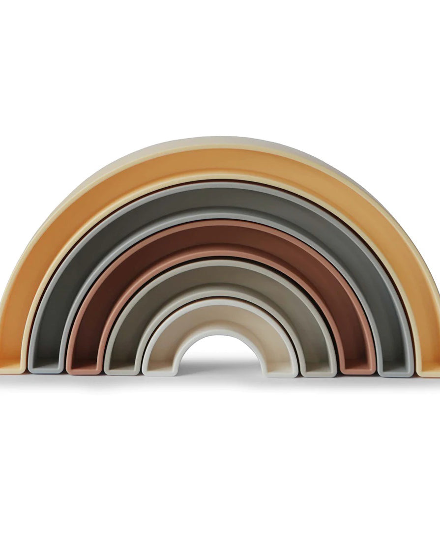 Mushie | Rainbow Stacking Toy