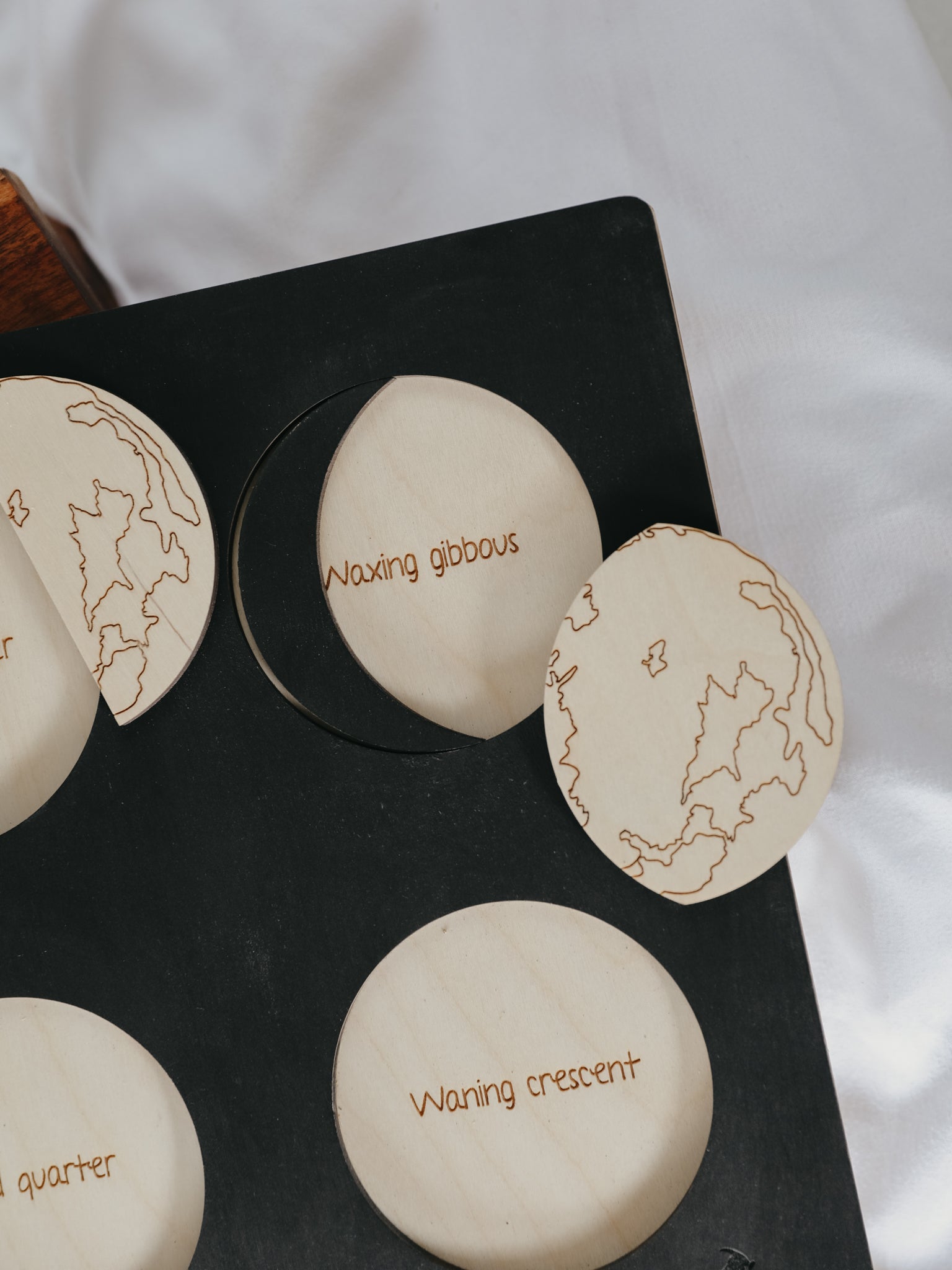 Moon Phase Wooden Puzzle