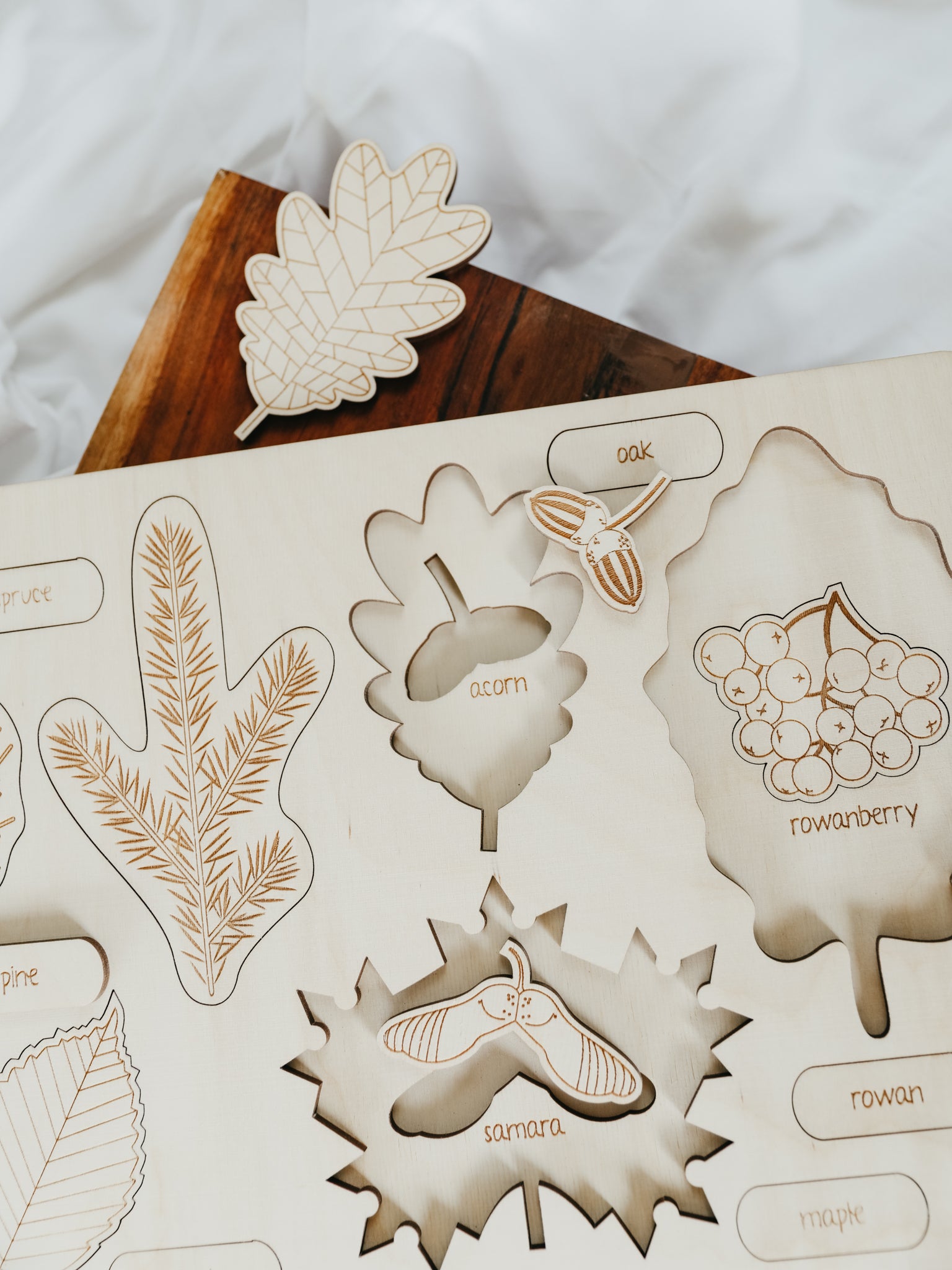 Leaf Wooden Puzzle (24 elements)