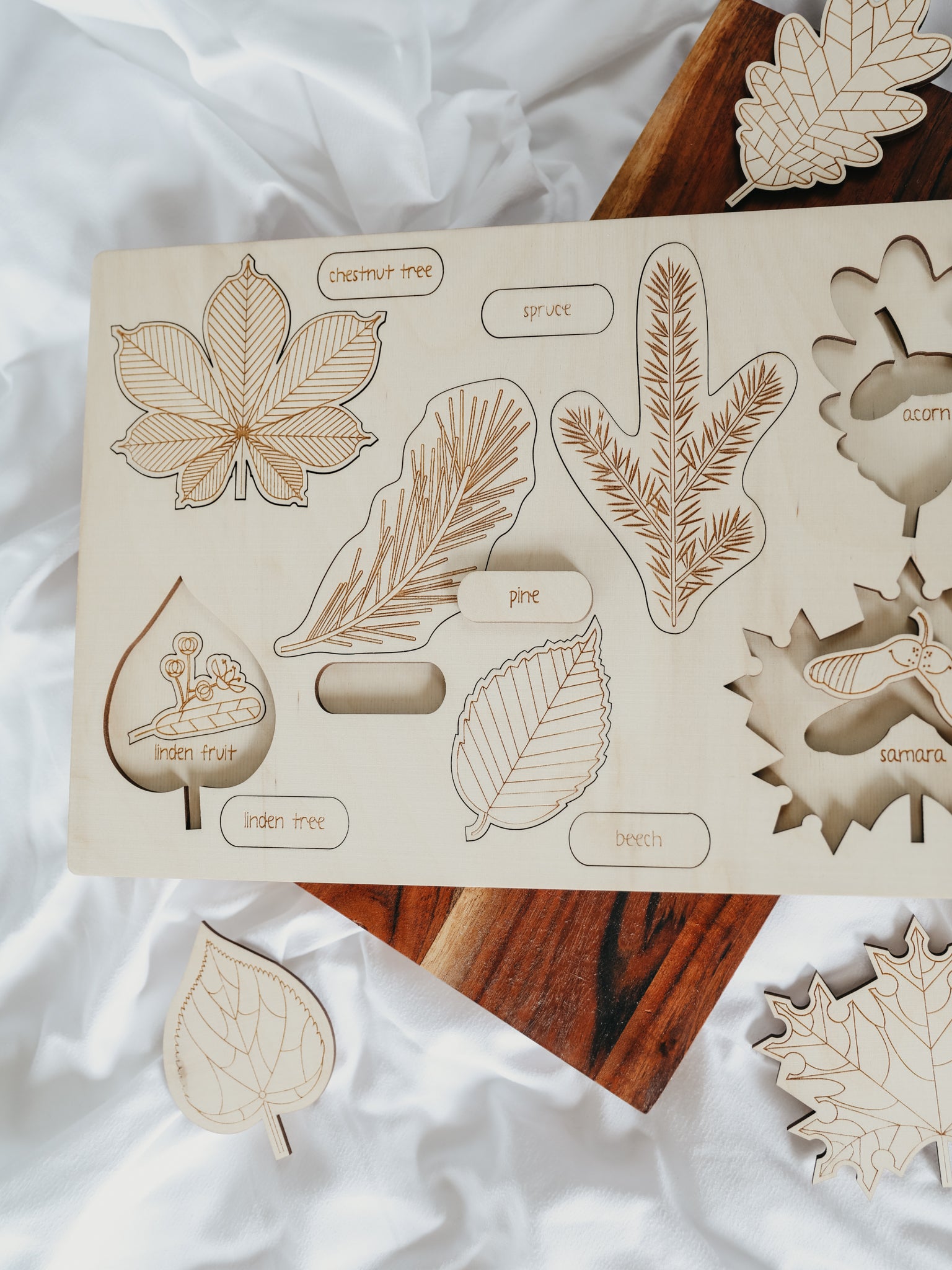 Leaf Wooden Puzzle (24 elements)