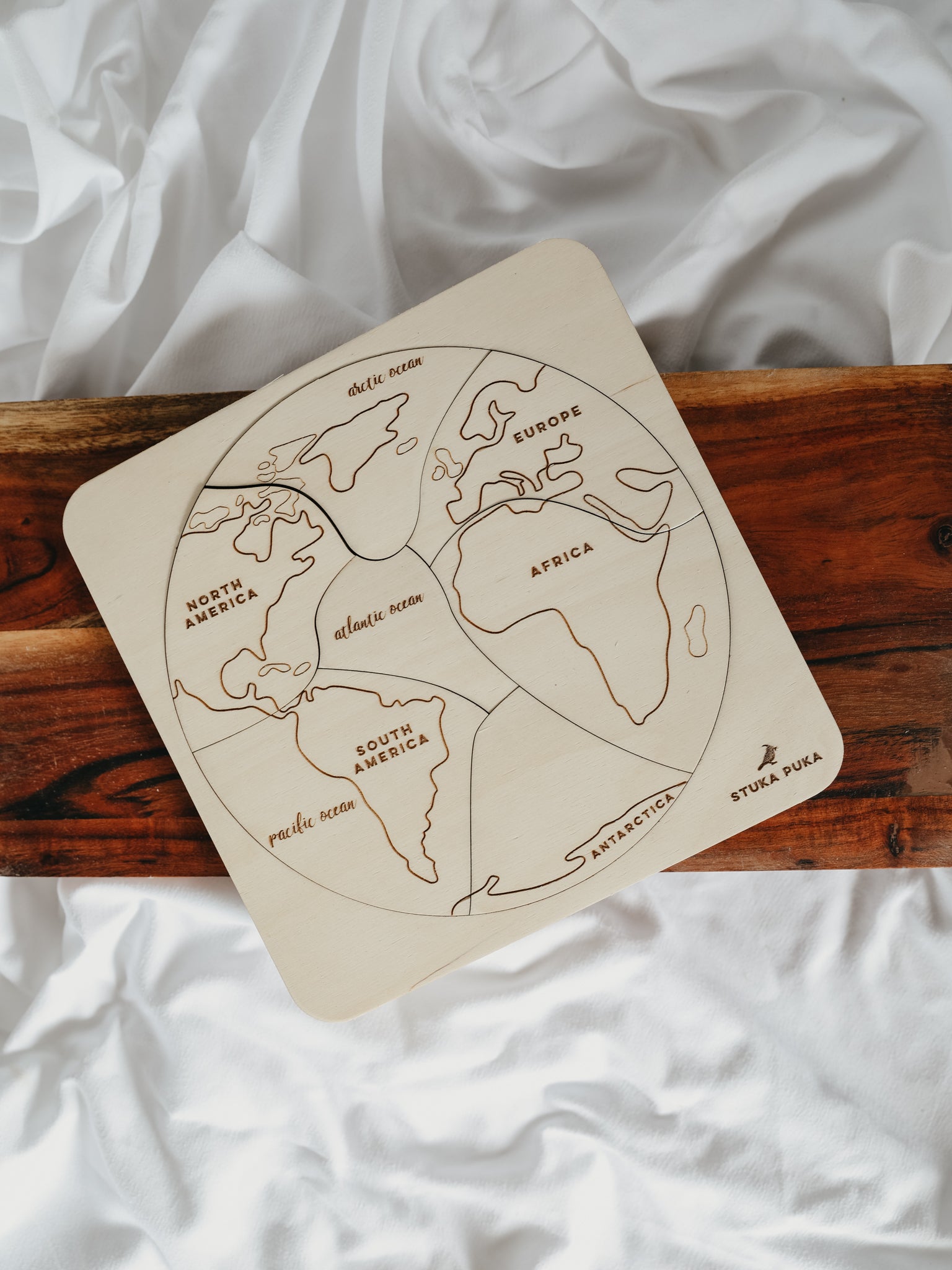 Planet Earth Wooden Puzzle