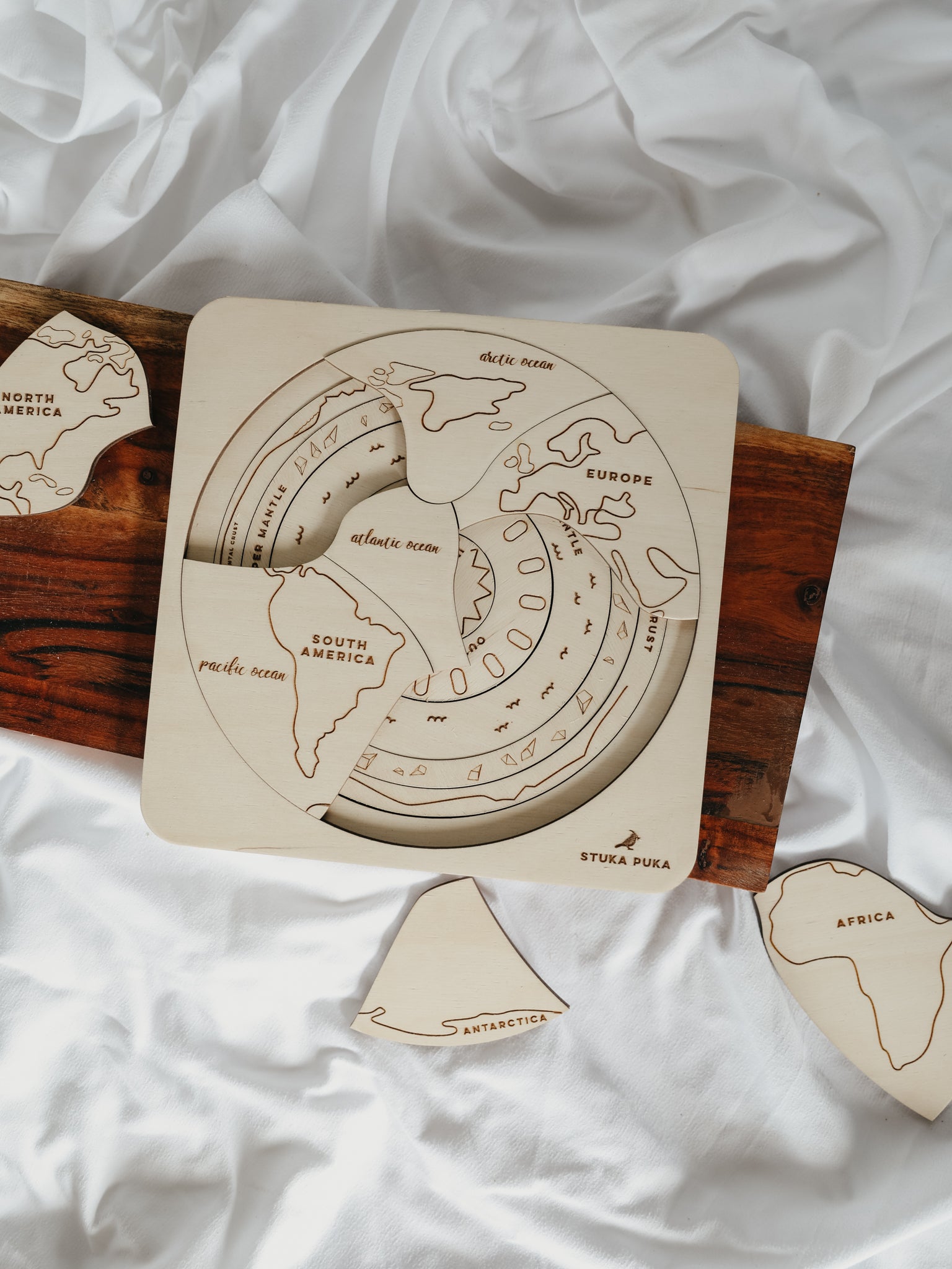 Planet Earth Wooden Puzzle
